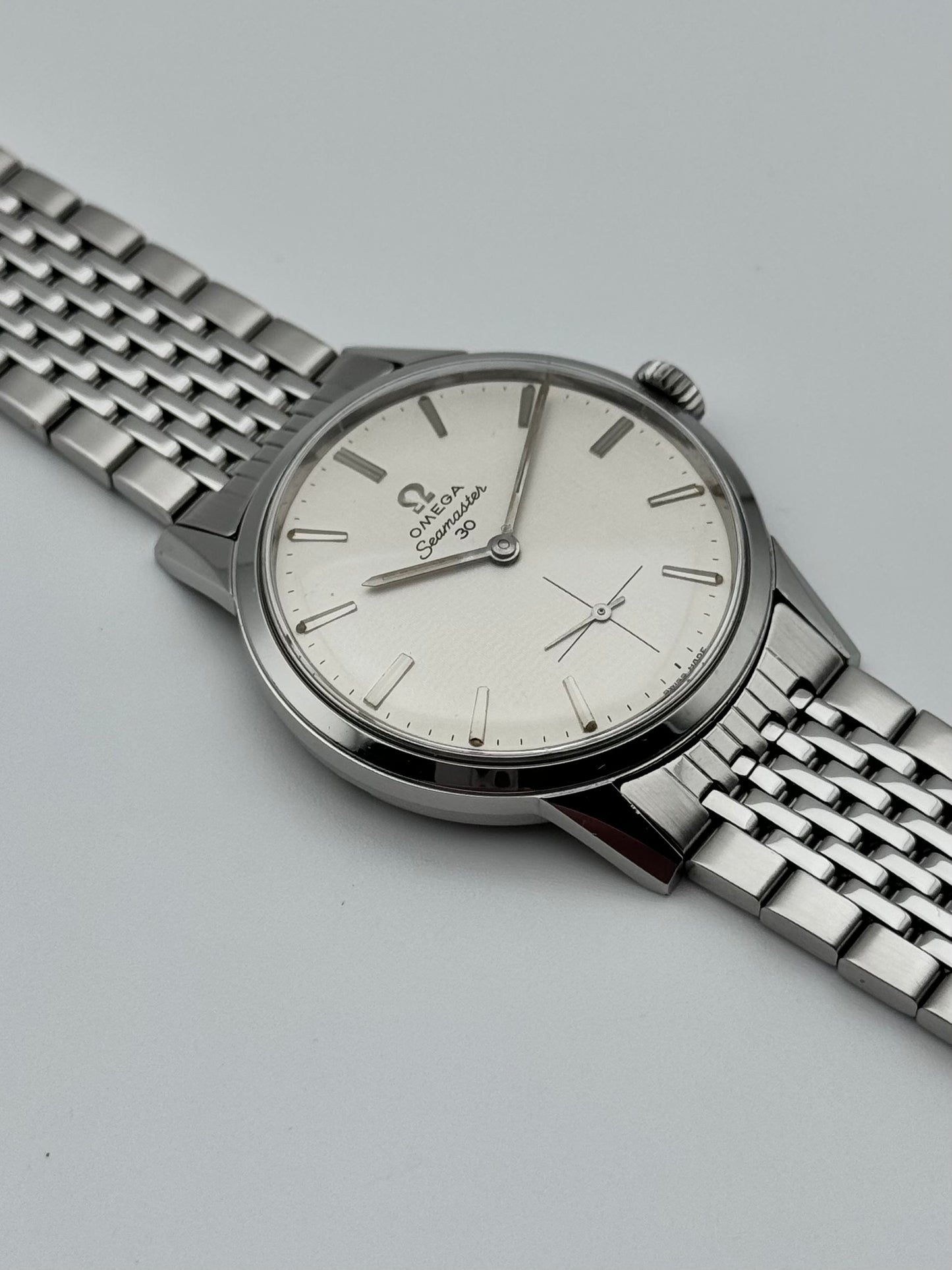 Omega Seamaster 30 Manual Wind - Textured Dial - Original Bracelet 125.003-62 - Extremely Rare