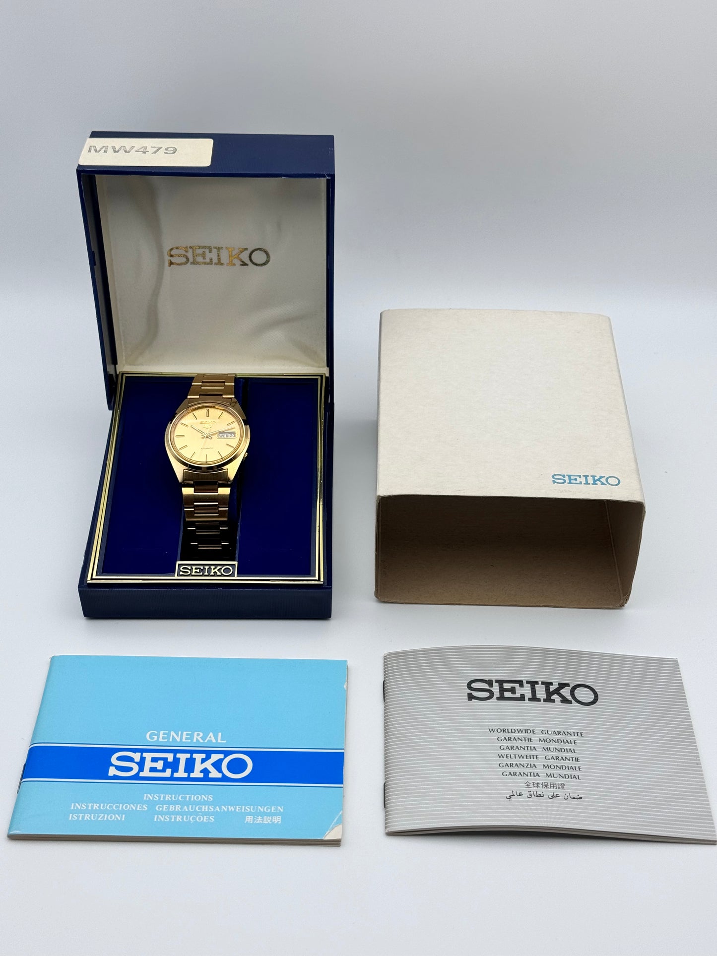 Seiko 5 Automatic 6309-7150 - Near New Old Stock - Box and Papers