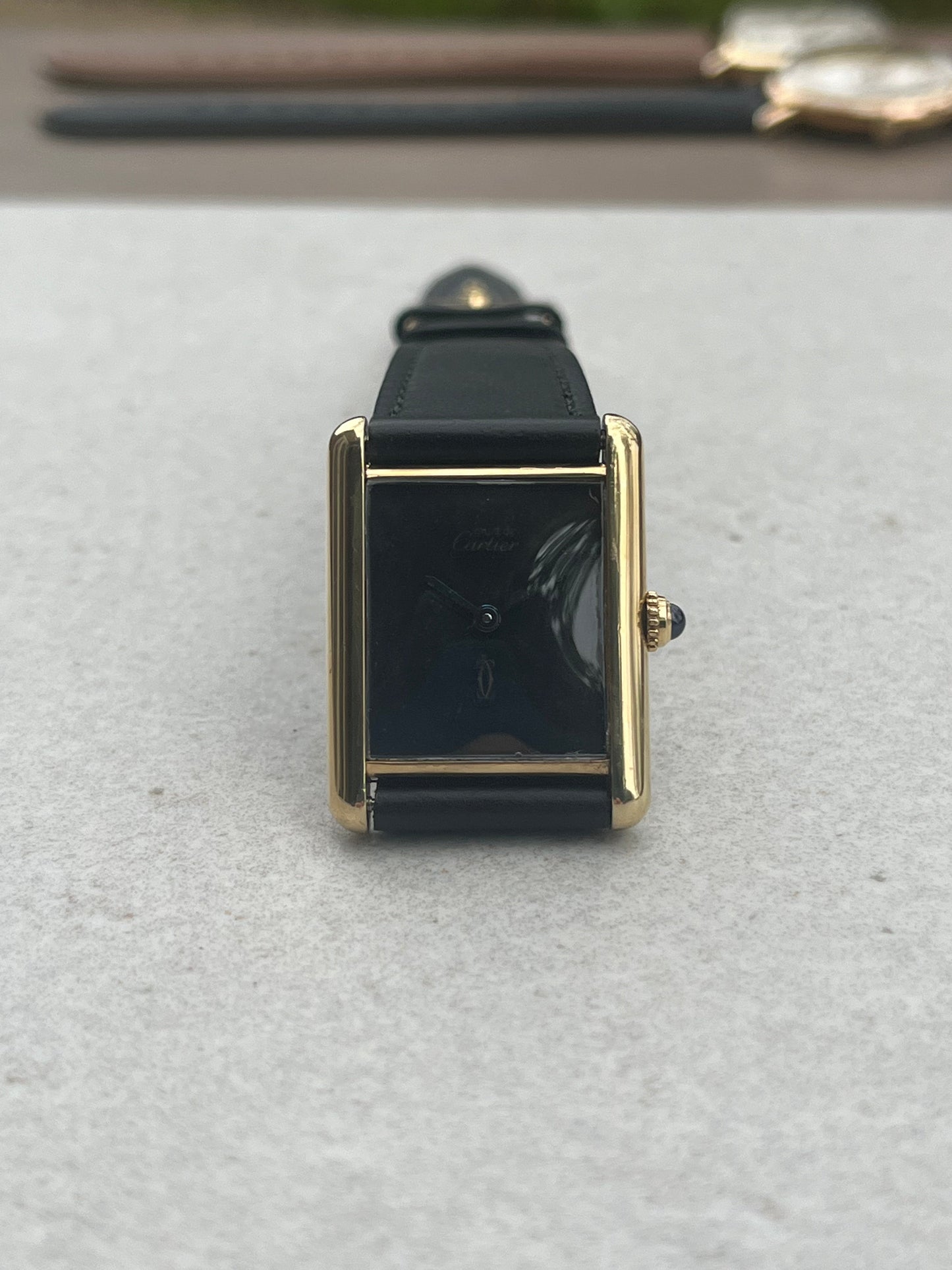 Cartier Tank Must Black Dial 59005