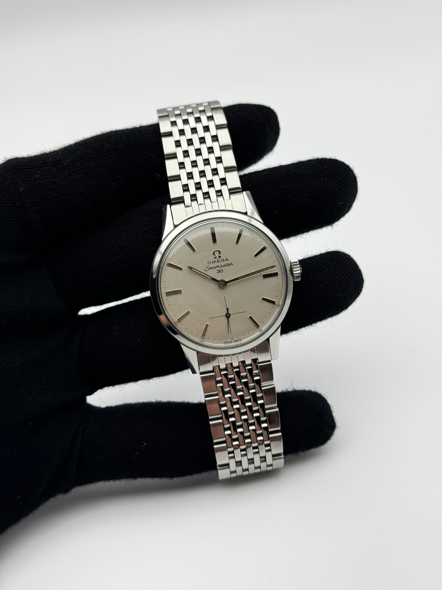 Omega Seamaster 30 Manual Wind - Textured Dial - Original Bracelet 125.003-62 - Extremely Rare