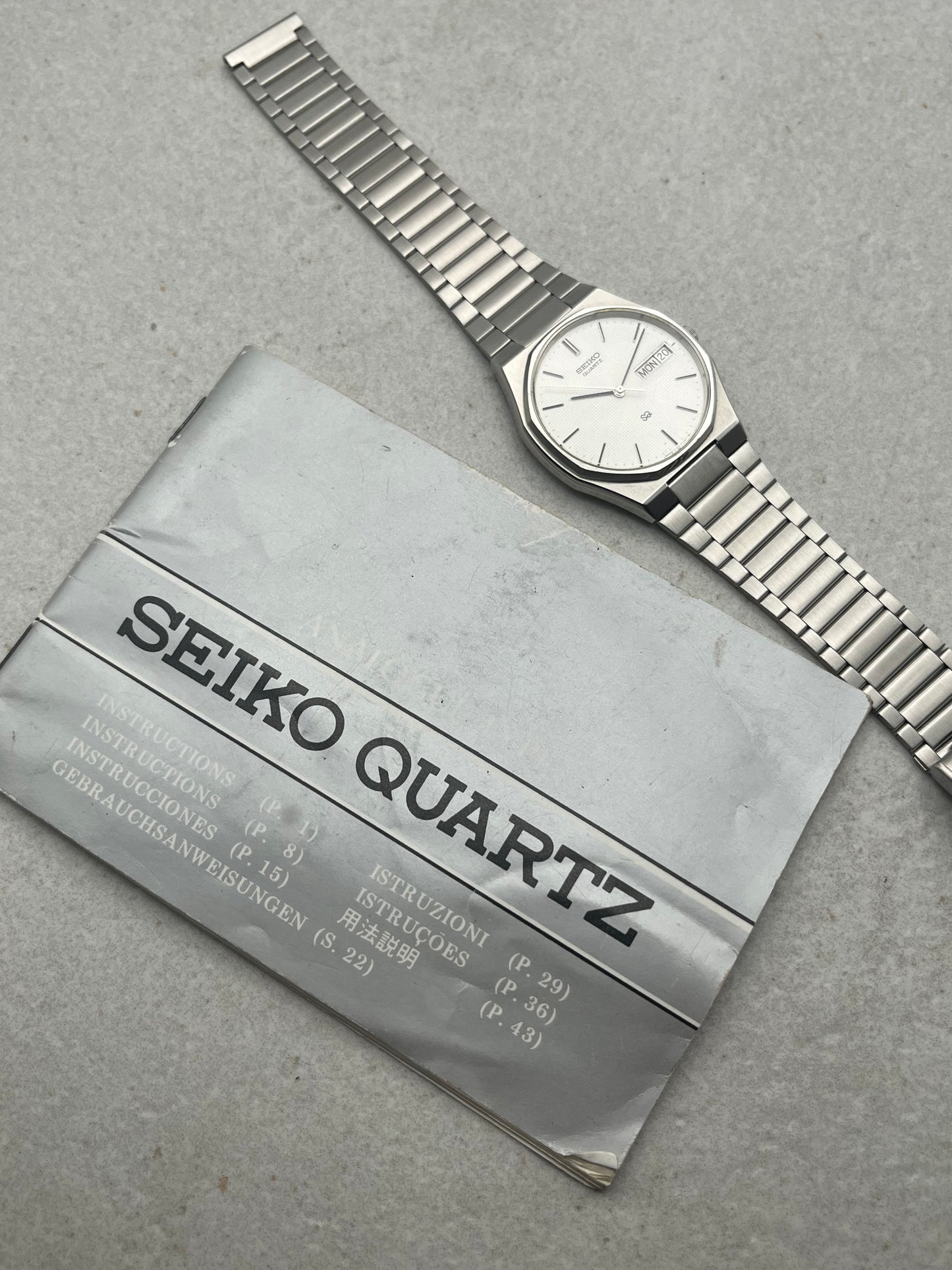 Seiko SQ Quartz 7123-7120 Original Papers