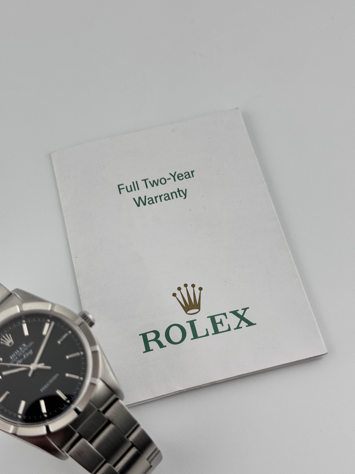 Rolex Oyster Perpetual Air-King 14010 - Original Papers