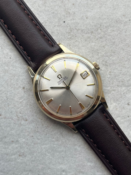 Omega Automatic Date 10ct Solid Gold