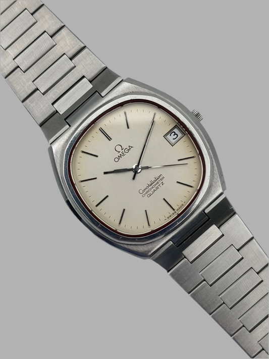 Omega Constellation Chronometer Quartz Date 198.0124 - Original Bracelet