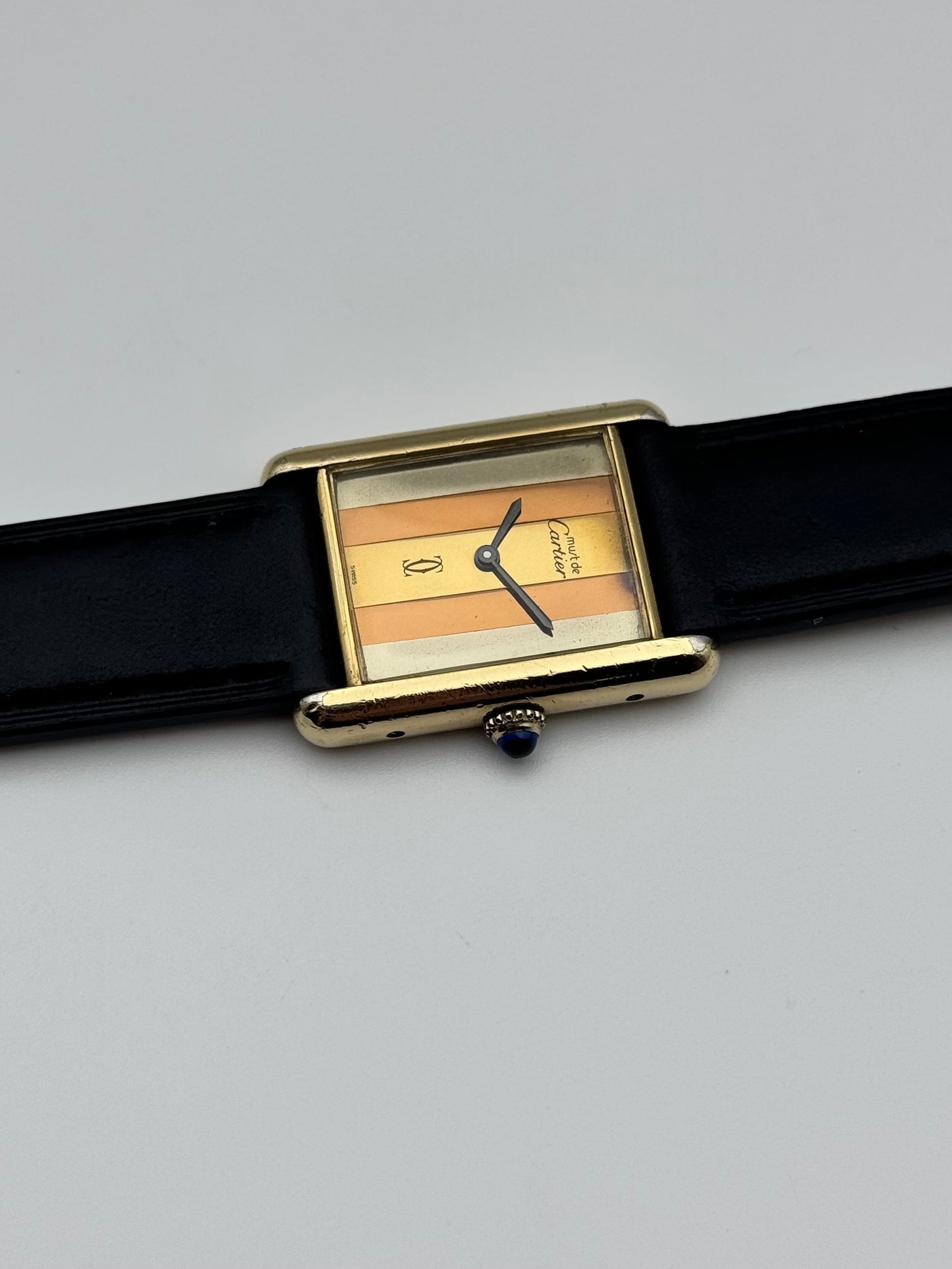 Cartier Tank Must Manual Wind - Trinity Dial