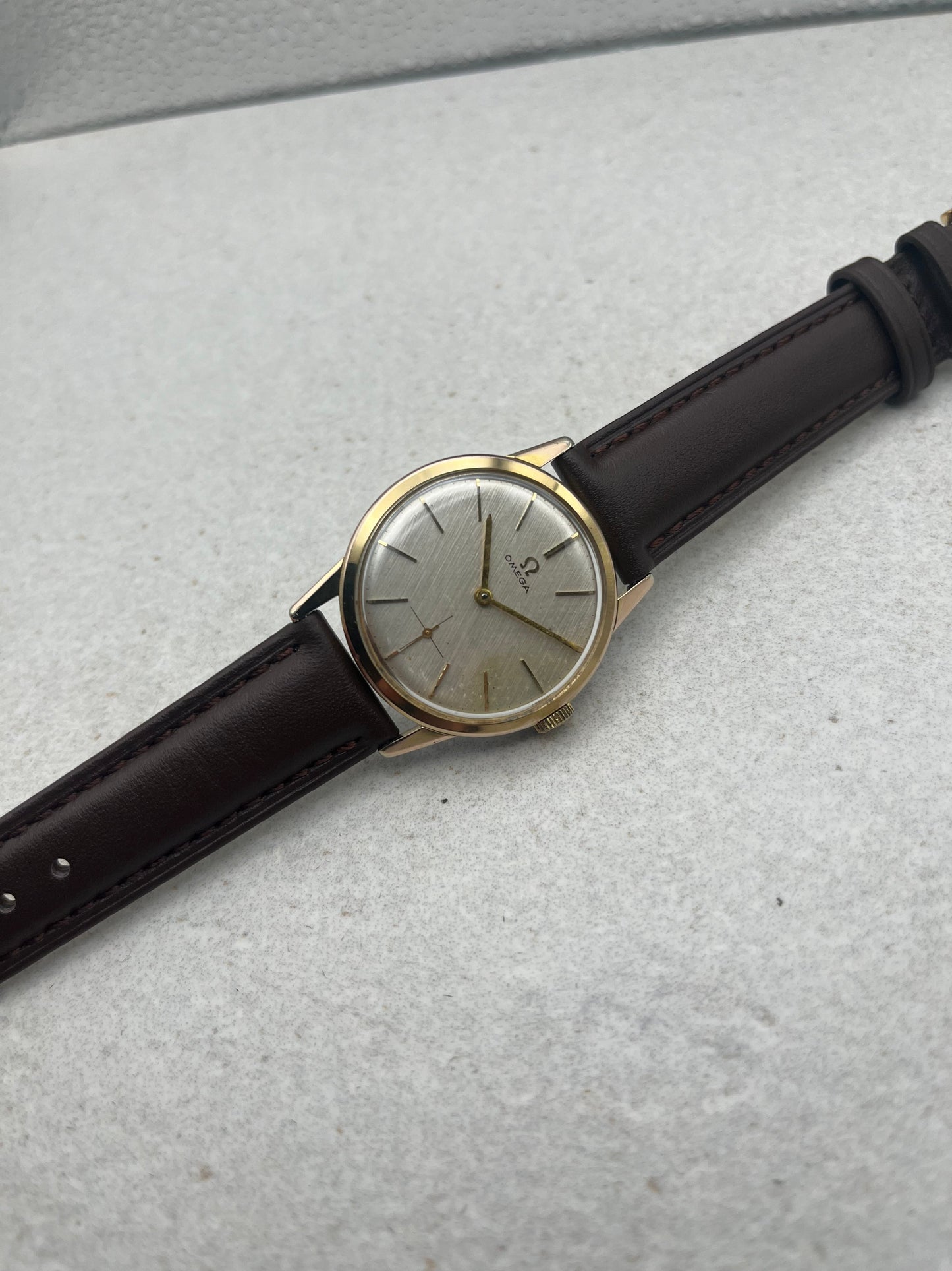 Omega Manual Wind Small Seconds Linen Dial 121.001