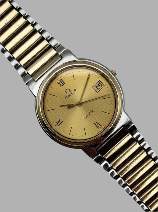 Omega De Ville Quartz Date 196.0256  - Original Bracelet