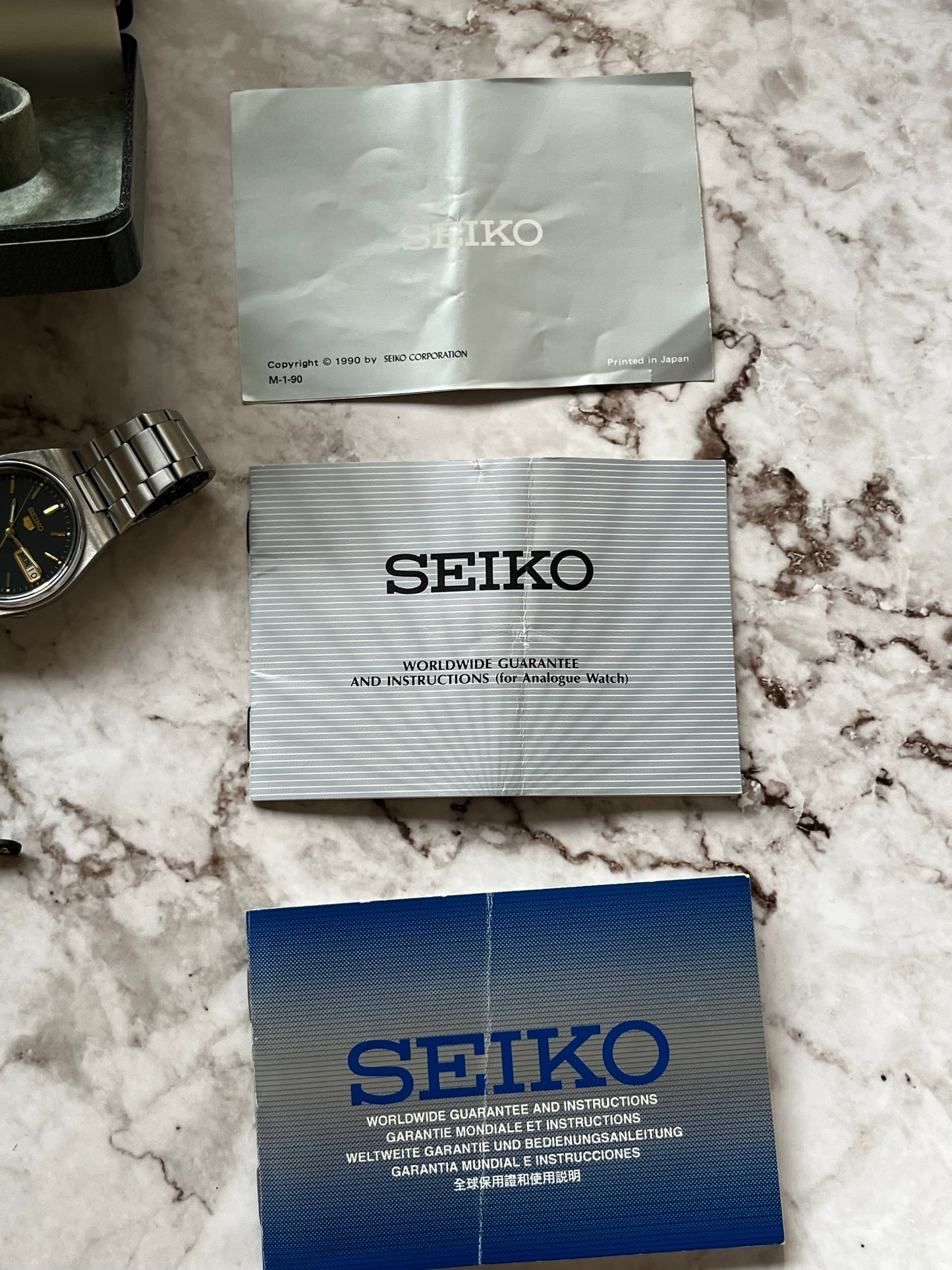 Seiko 5 Automatic 7009-3130 Olympic Games 1992 Full Set