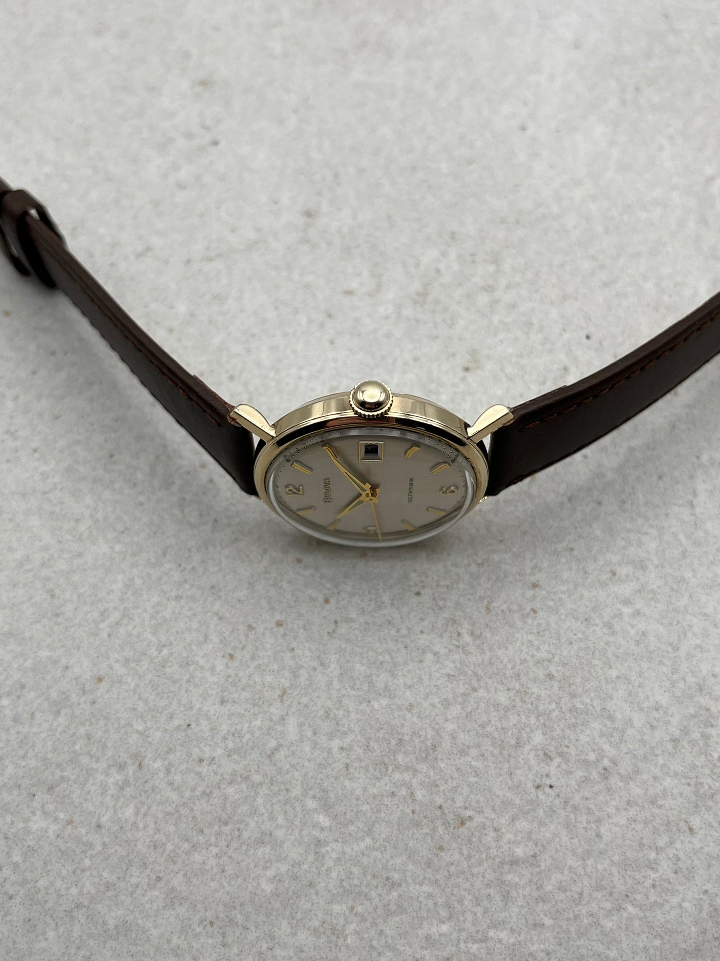 Bulova Automatic Linen Dial Date Cal. 11 AFACD