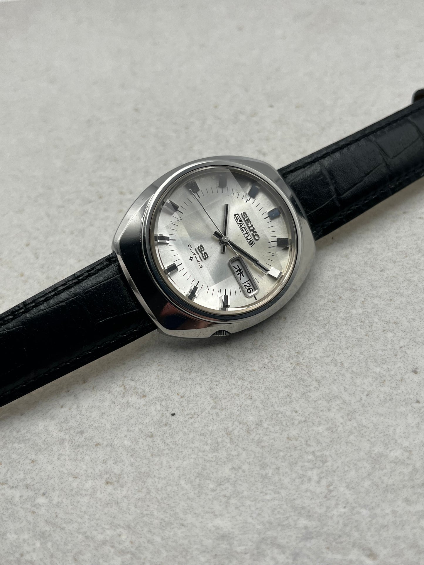 Seiko 5 Actus Automatic Faceted Crystal 6106-7590