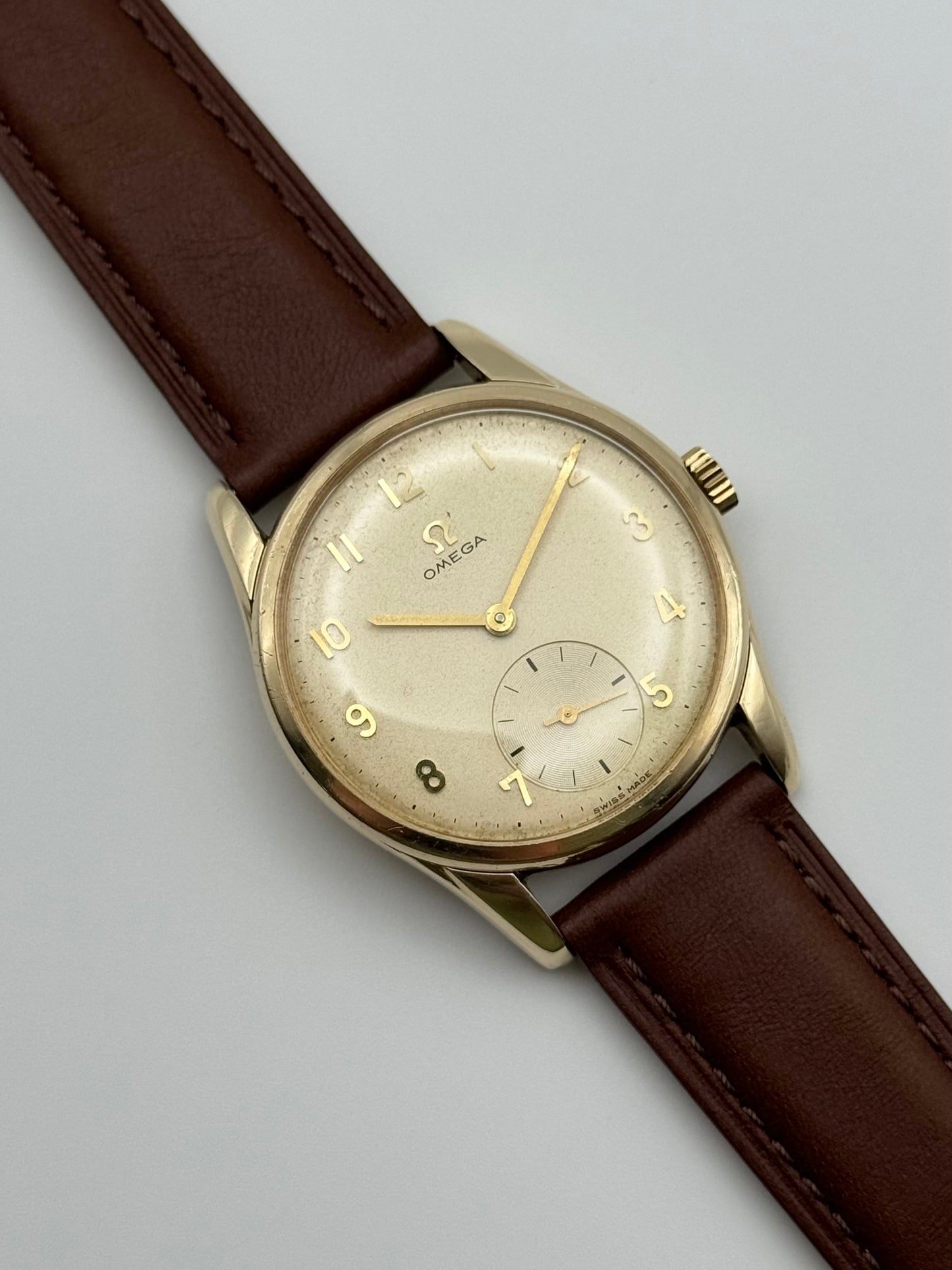 Omega Sub Seconds Manual Wind 9ct Solid Gold 121.5400