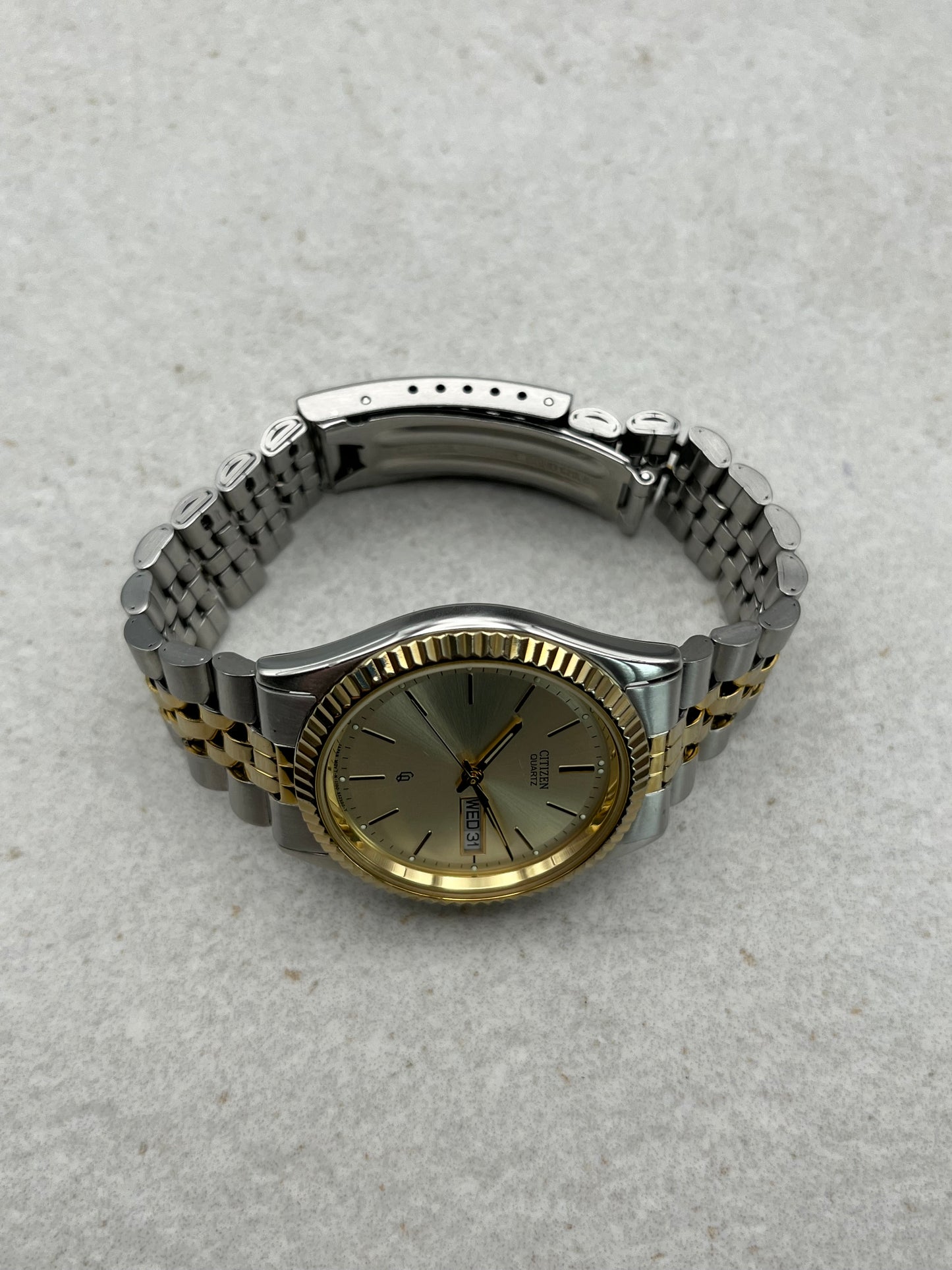 Citizen CQ Quartz Day-Date Jubilee Two Tone