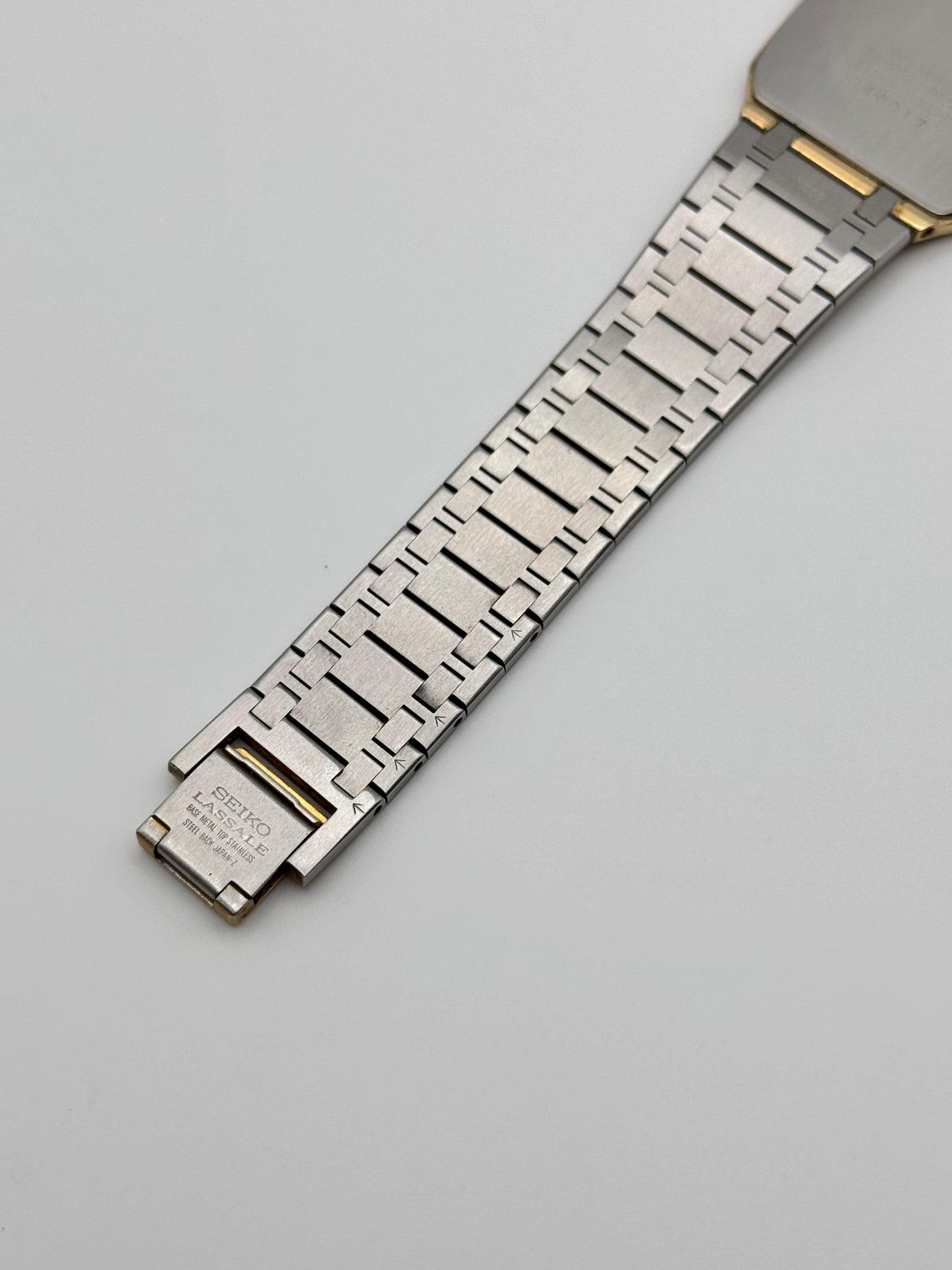 Seiko Lassale Tank Quartz 6730-5249 - Audemars Piguet Style Bracelet