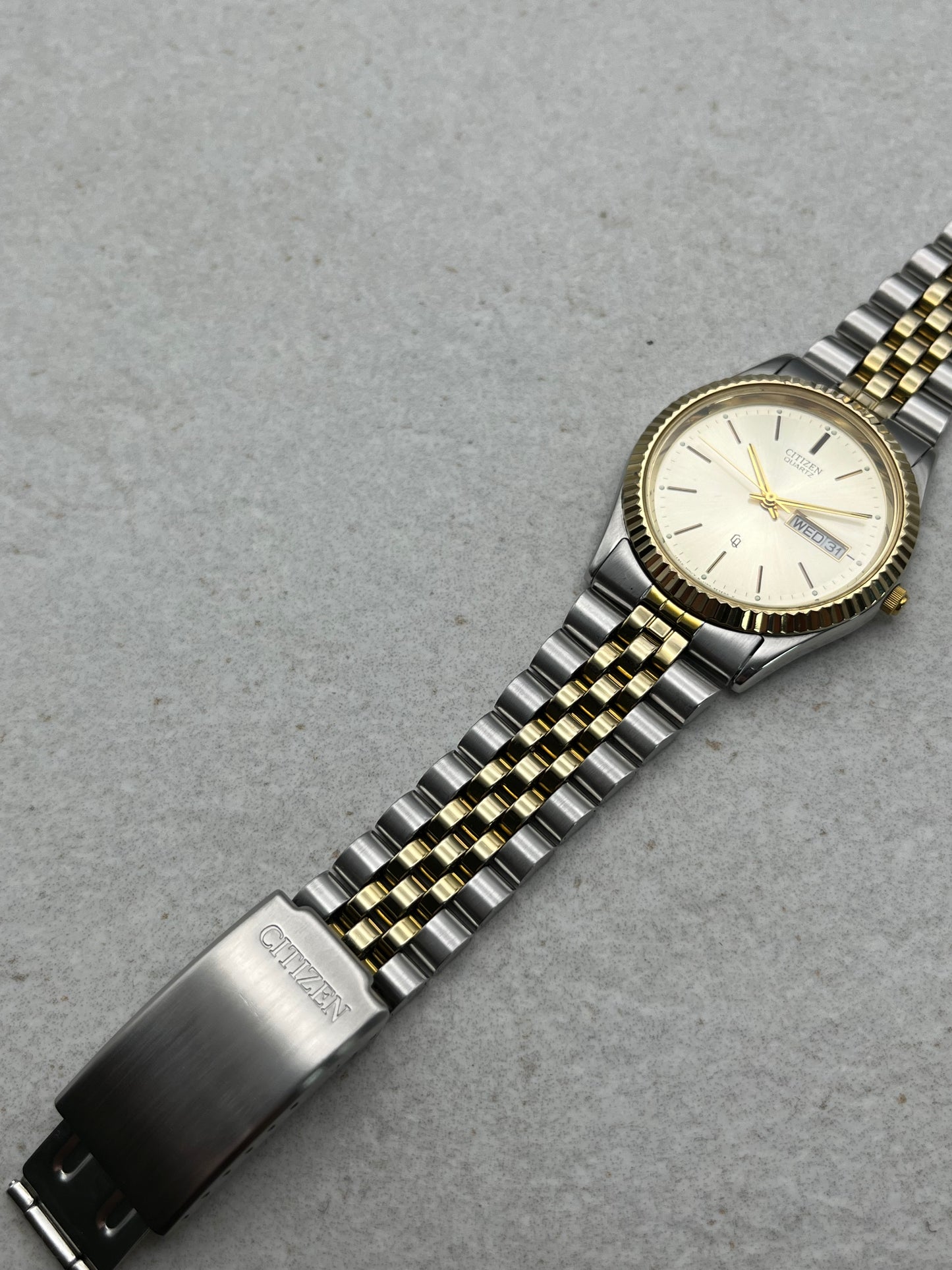 Citizen CQ Quartz Day-Date Jubilee Two Tone