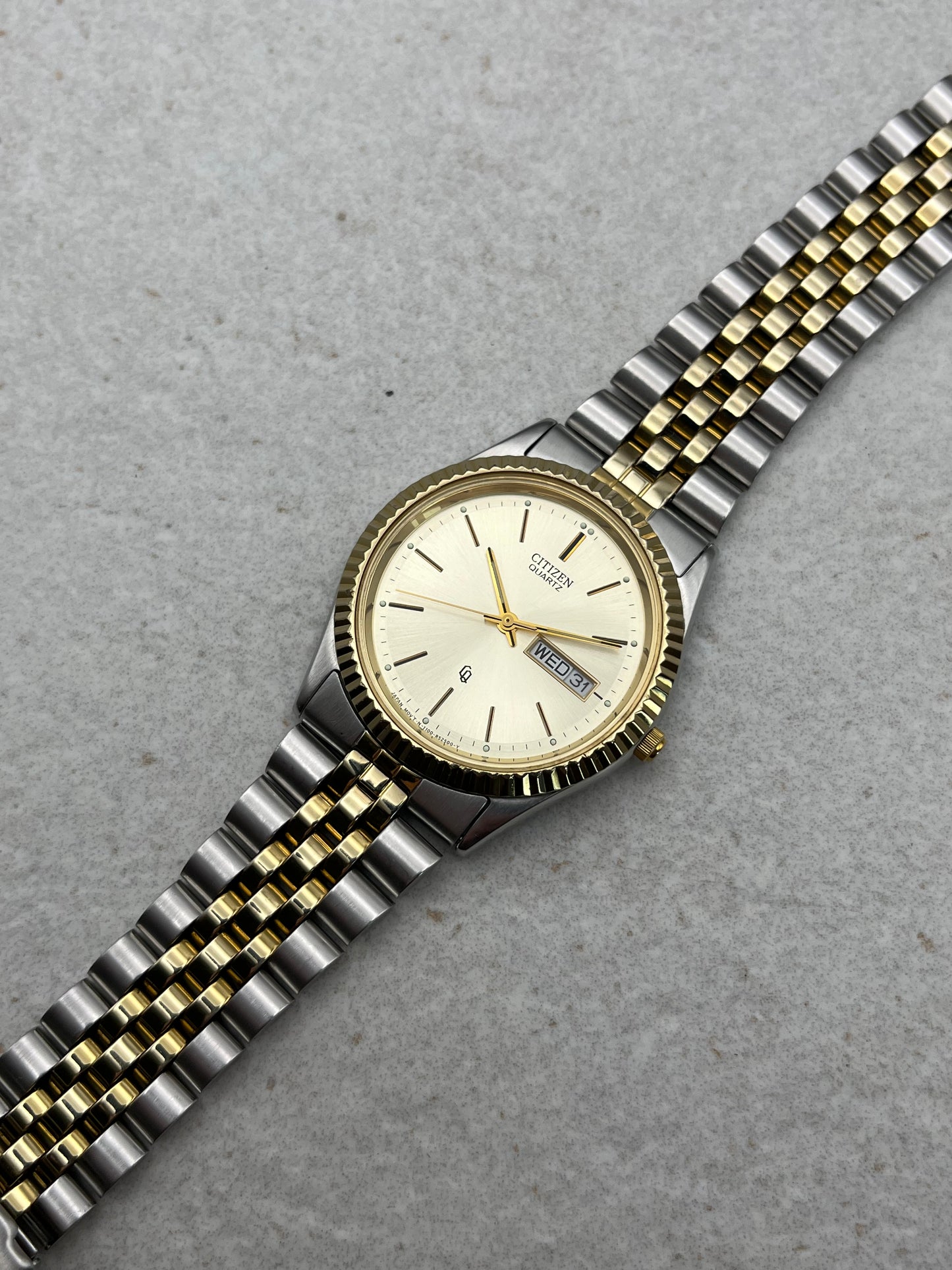 Citizen CQ Quartz Day-Date Jubilee Two Tone