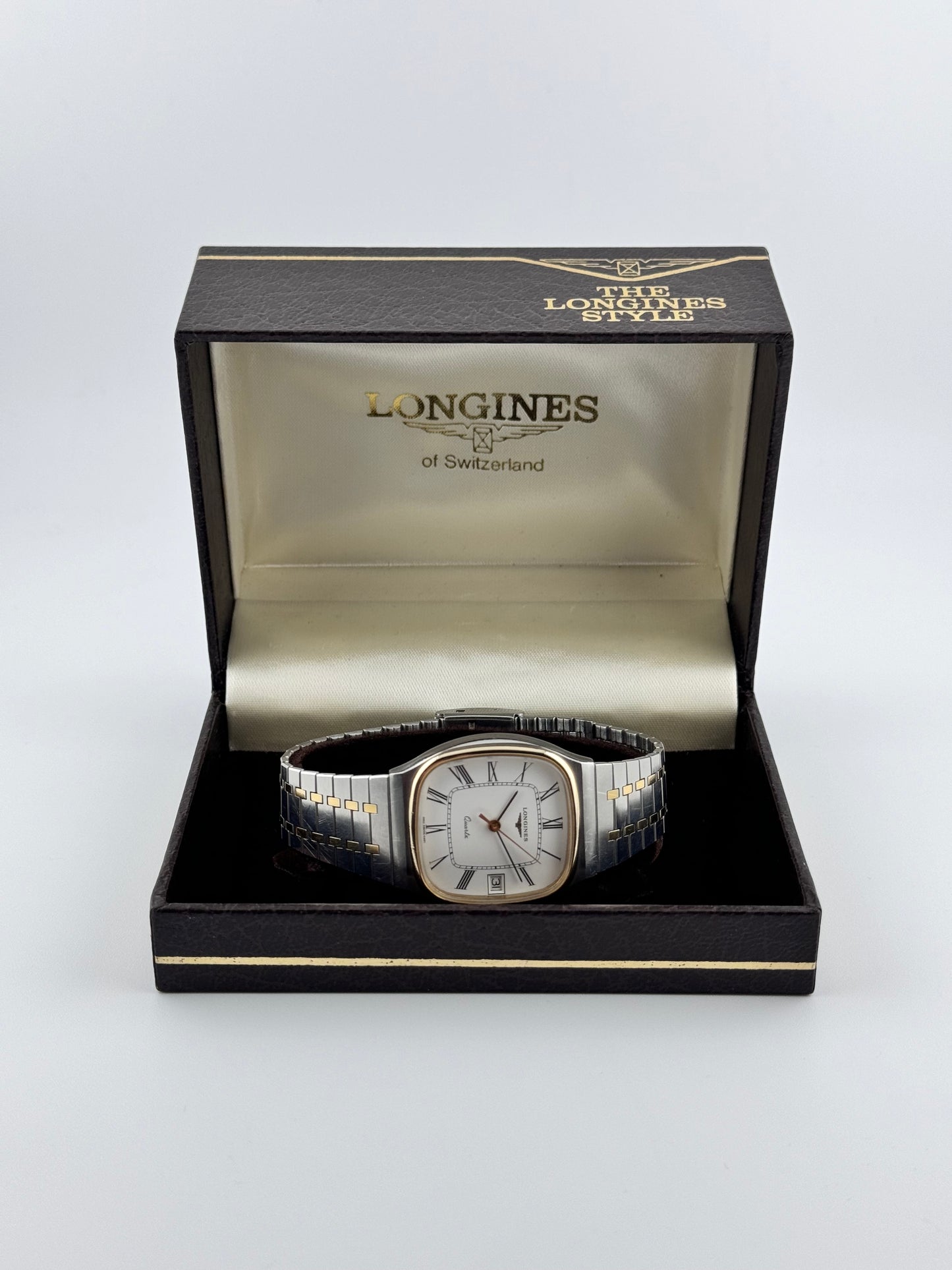 Longines Quartz Date - Box and Papers