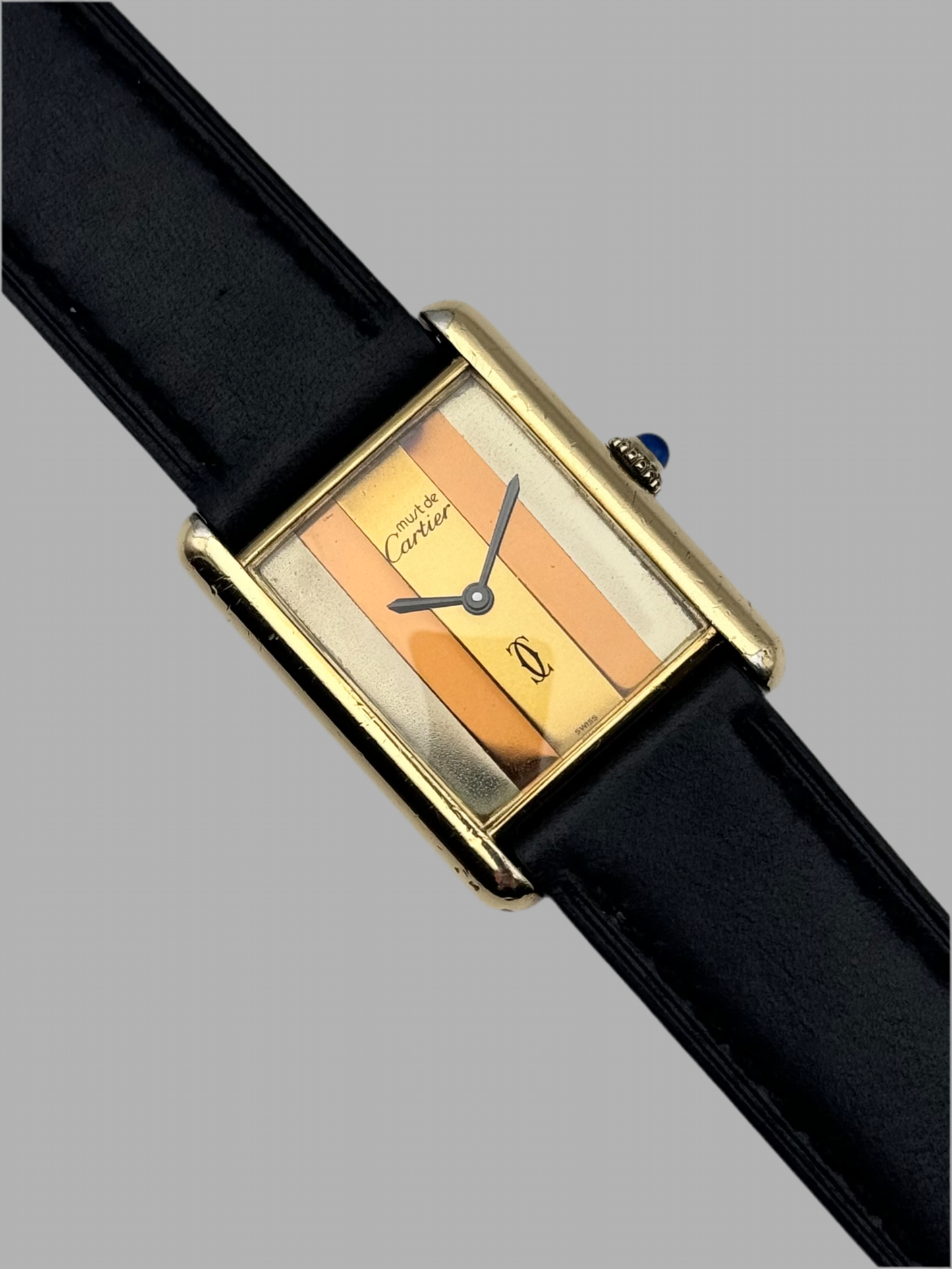 Cartier Tank Must Manual Wind - Trinity Dial