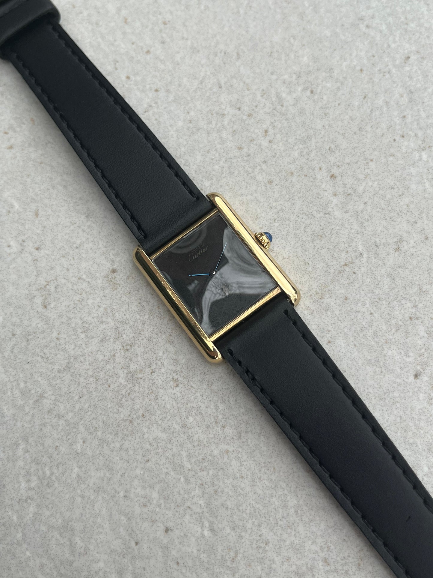 Cartier Tank Must Black Dial 59005