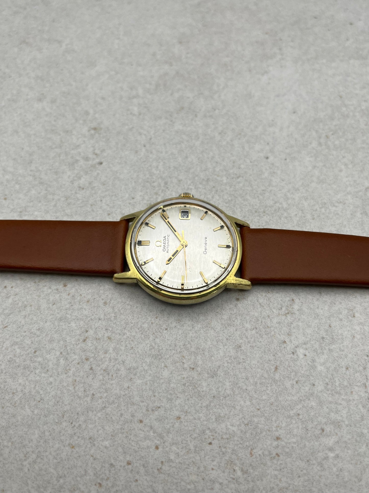 Omega Geneve Automatic Shantung Dial 166.070