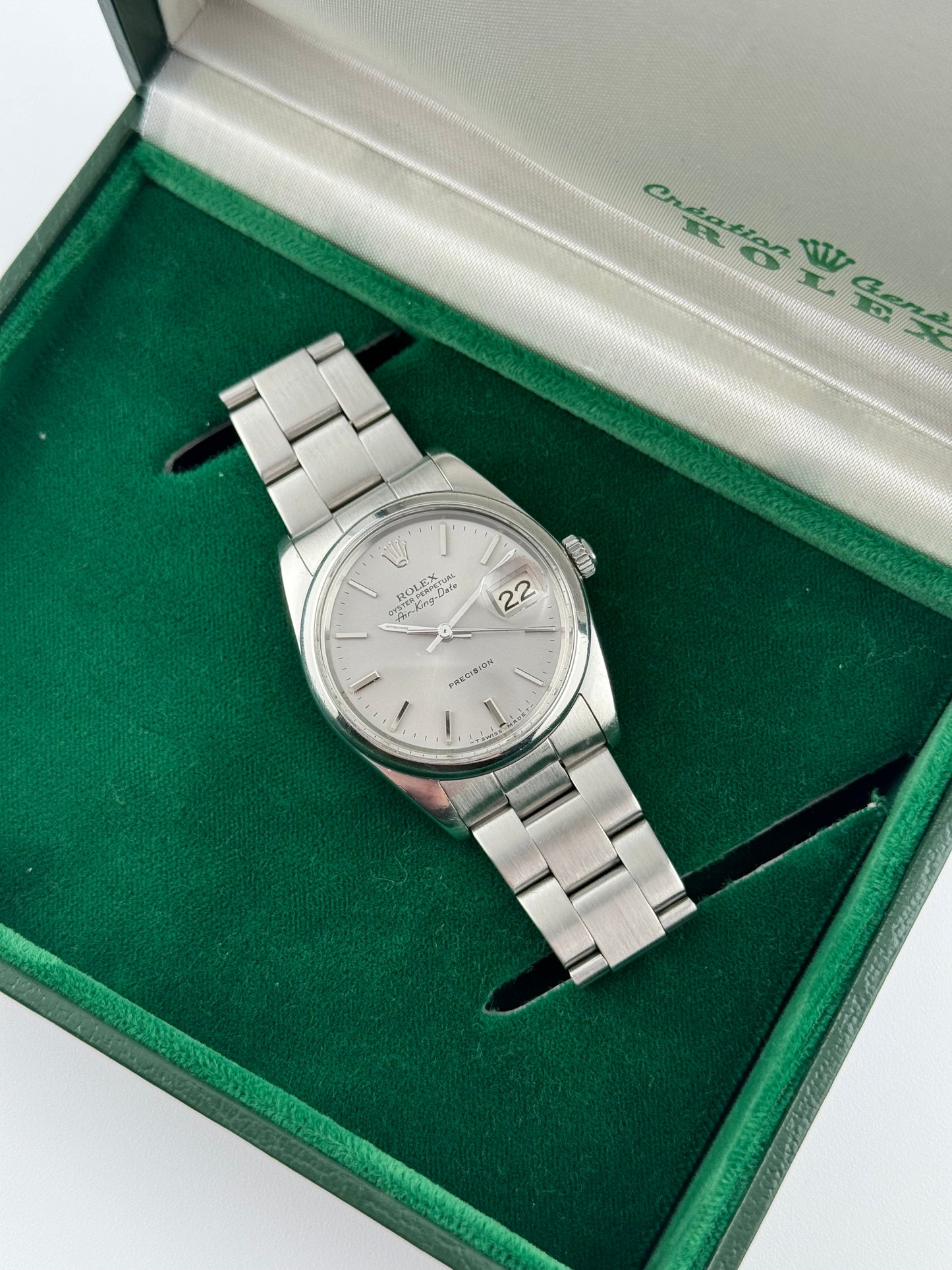 Rolex Oyster Perpetual Air-King Date 5700 - Box and Papers