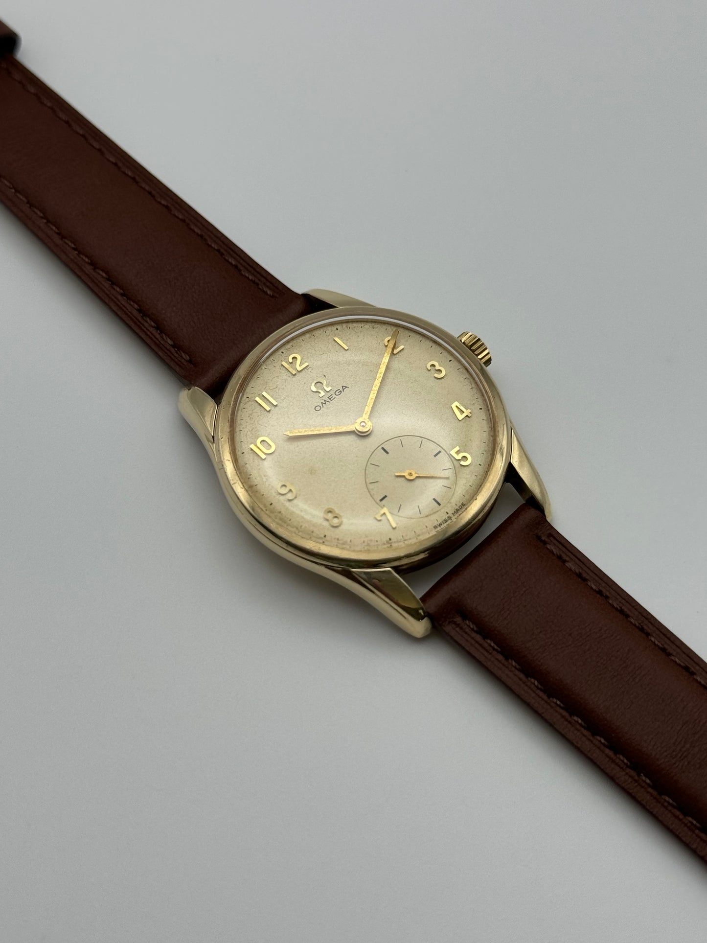 Omega Sub Seconds Manual Wind 9ct Solid Gold 121.5400