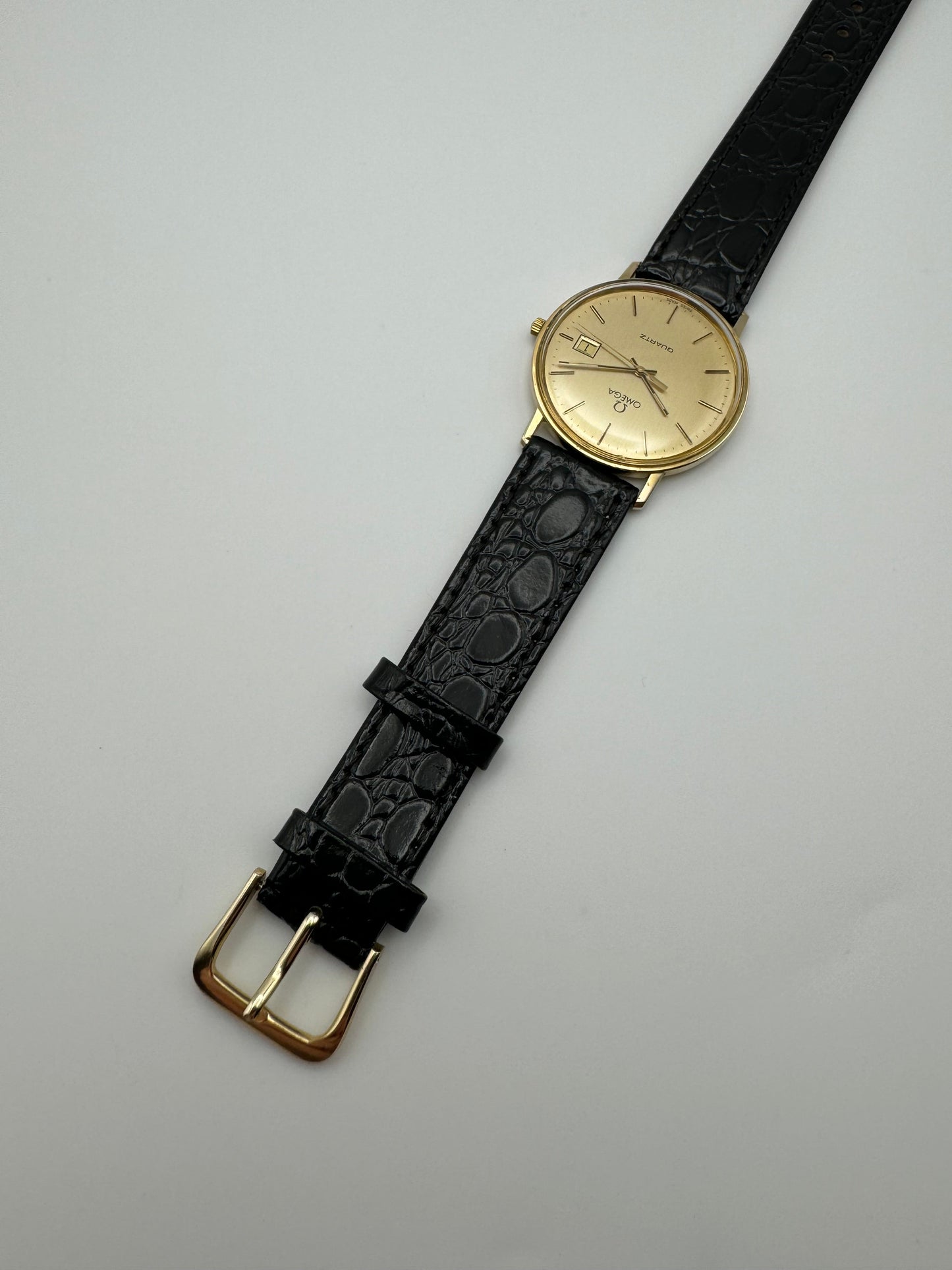 Omega Quartz 9ct Solid Gold Calibre 1430