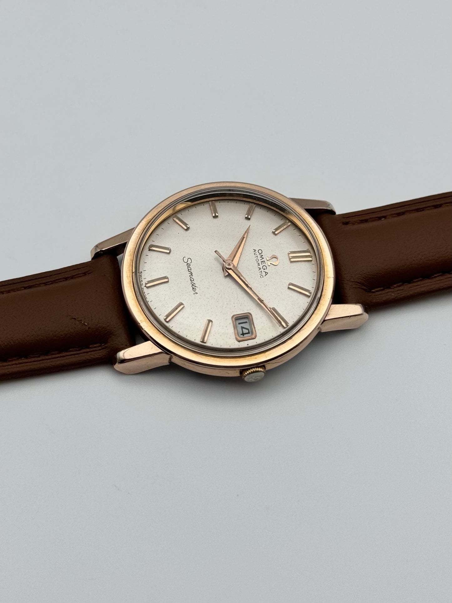 Omega Seamaster Automatic Date - 166.009 - Rose Gold