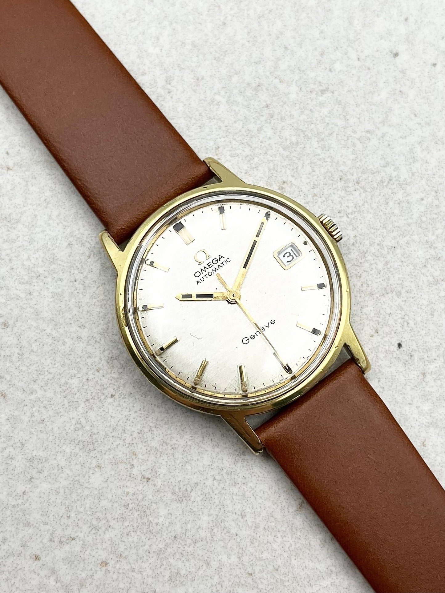 Omega Geneve Automatic Shantung Dial 166.070