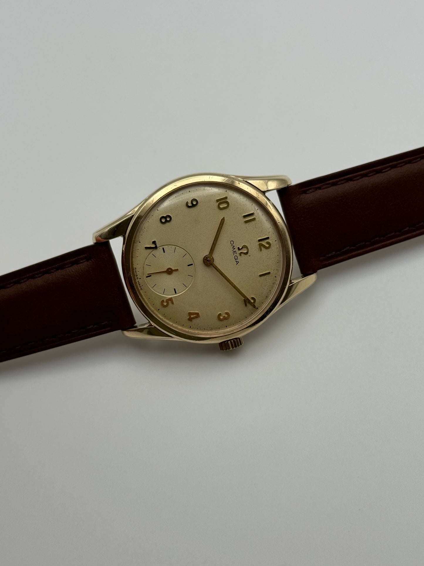 Omega Sub Seconds Manual Wind 9ct Solid Gold 121.5400