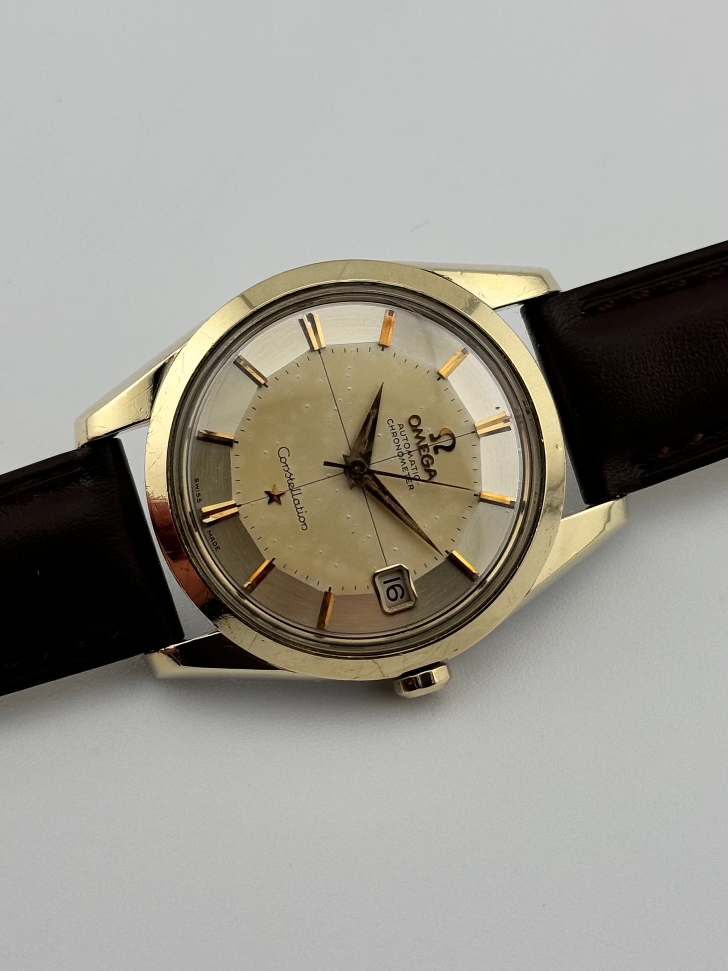 Omega Constellation Automatic Pie-Pan Crosshair