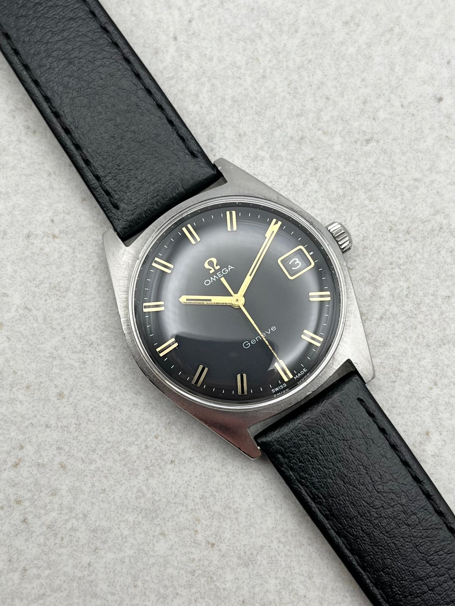 Omega Geneve Date Manual Wind 136.041