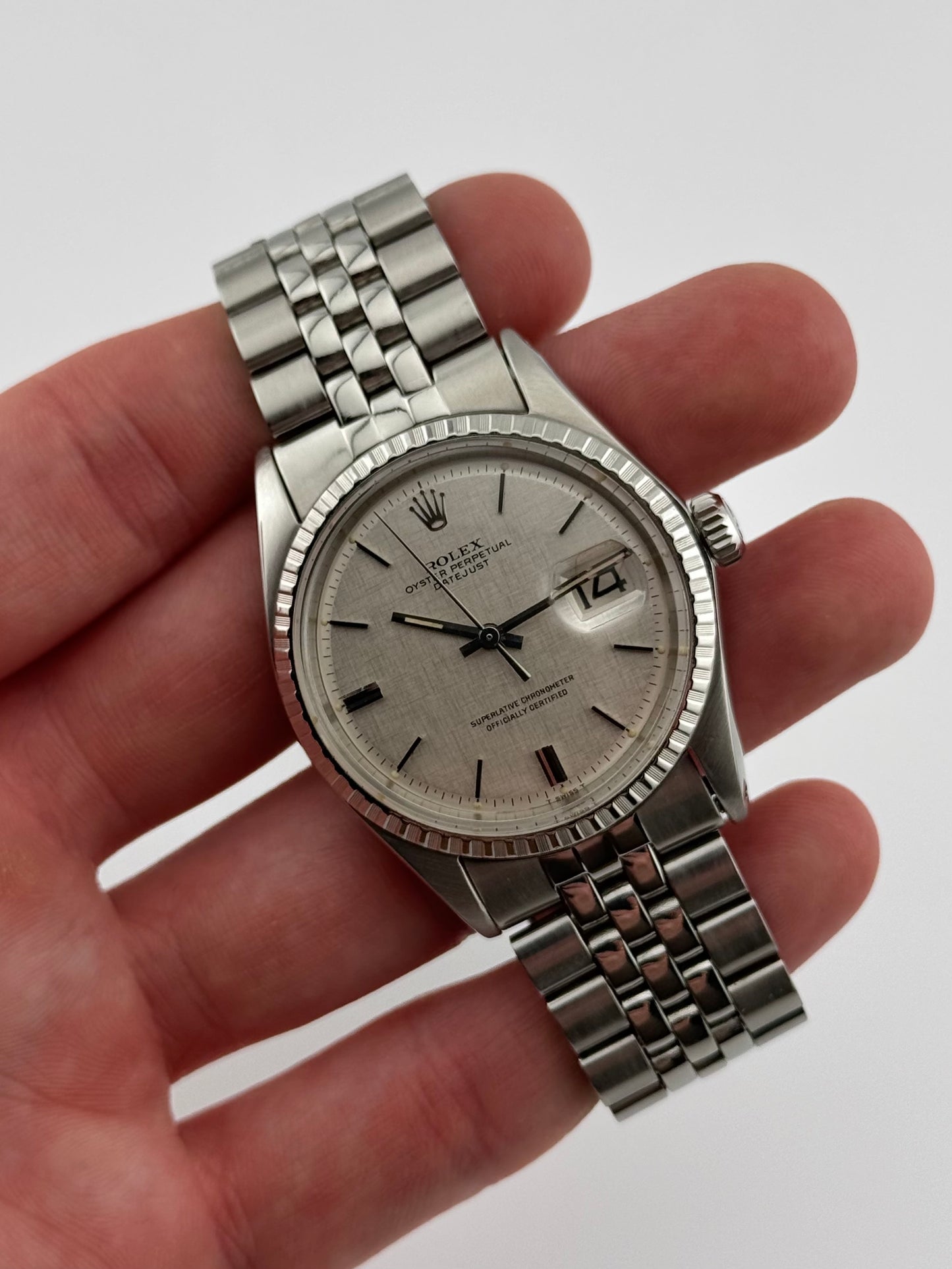 Rolex Datejust Oyster Perpetual - 1603 - Linen Dial