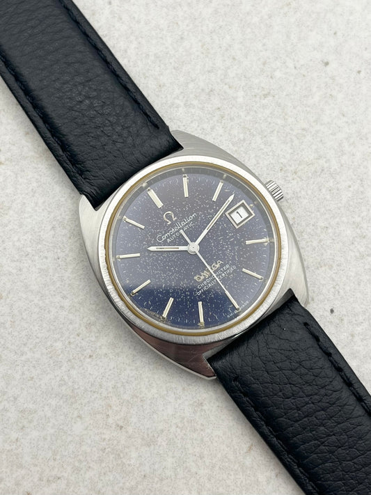 Omega Constellation Chronometer Automatic Date Stardust Dial 168.0056