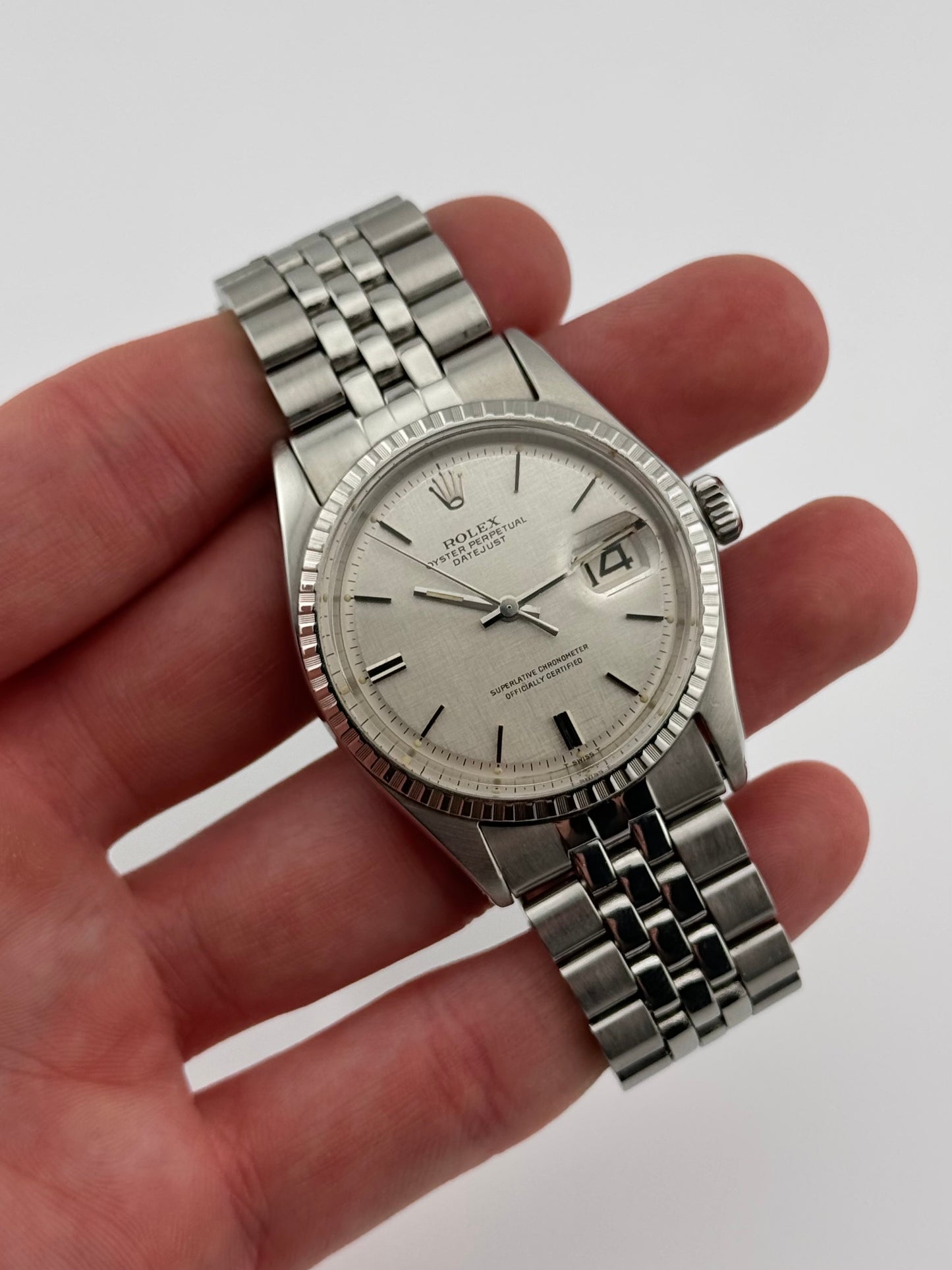 Rolex Datejust Oyster Perpetual - 1603 - Linen Dial