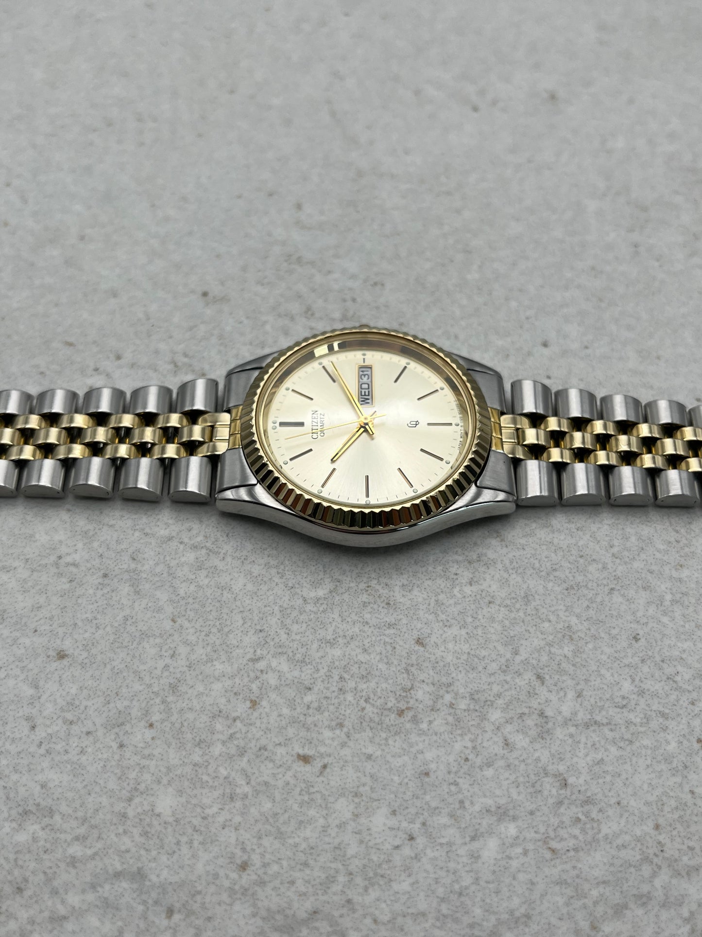 Citizen CQ Quartz Day-Date Jubilee Two Tone