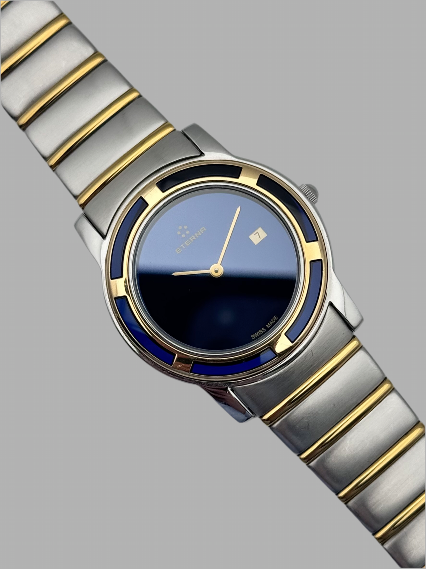 Eterna Galaxis Quartz Date Sapphire Bezel - Ultra Rare - 3506.41