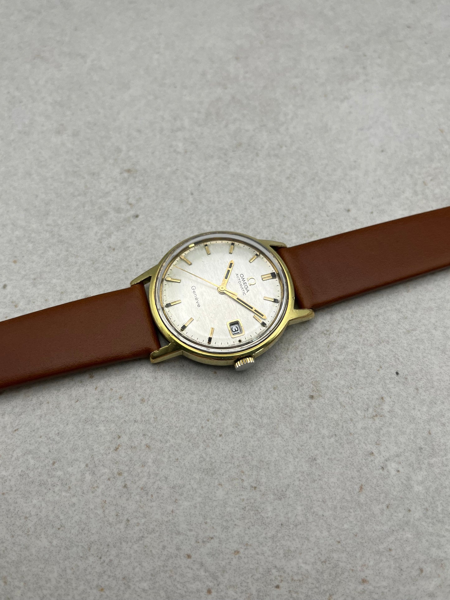 Omega Geneve Automatic Shantung Dial 166.070