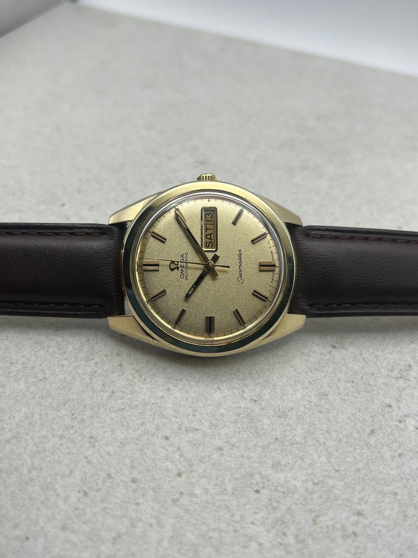 Omega Seamaster Automatic Day-Date Jumbo Pie Pan 166.032