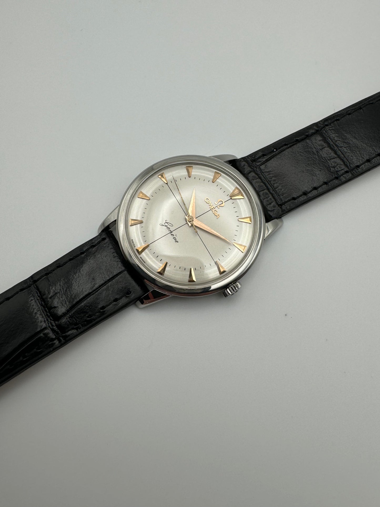 Omega Geneve Manual Wind Cross Hair - Rare