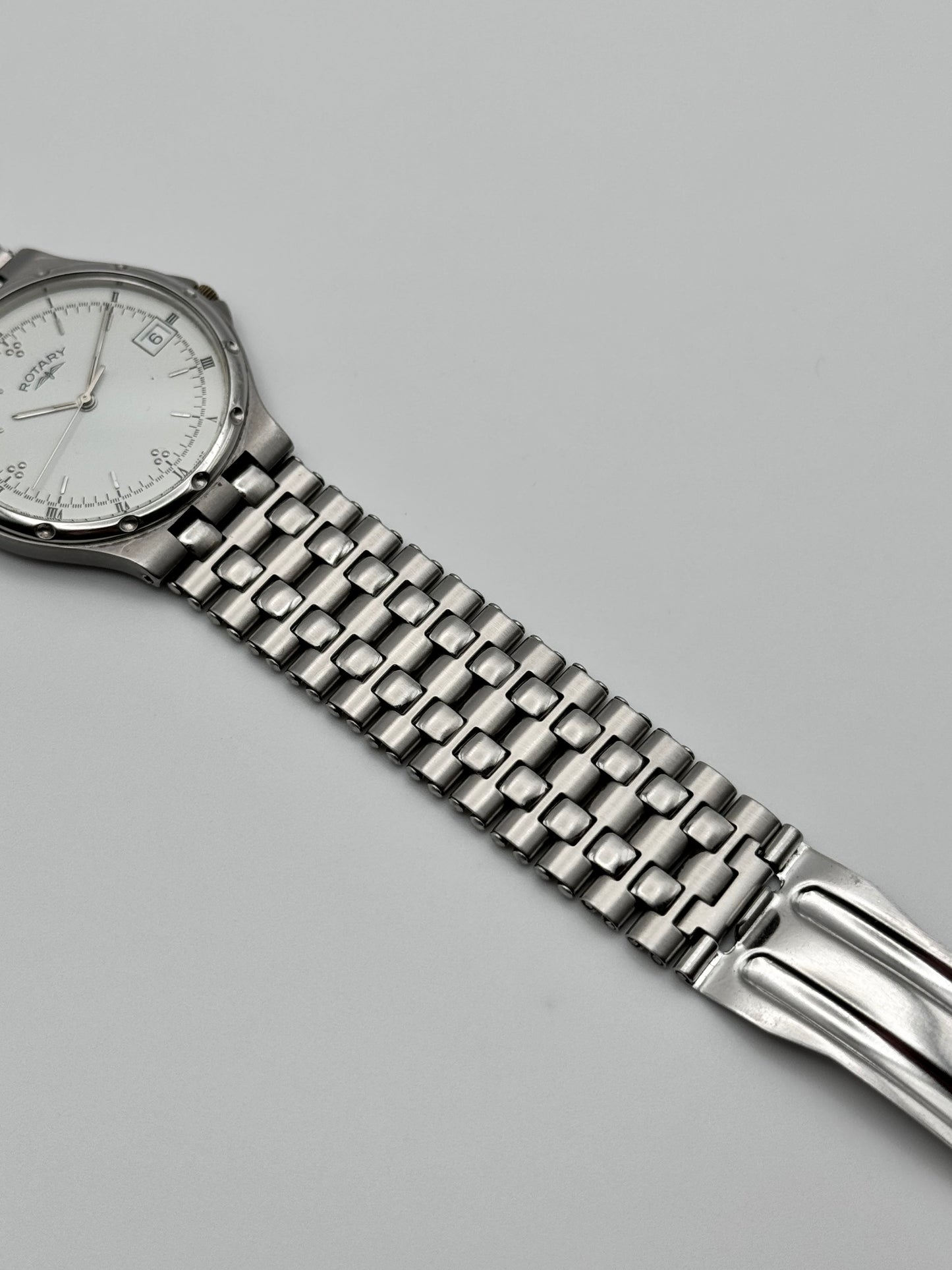 Rotary Quartz Date Dress Watch - Rare Texture Dial