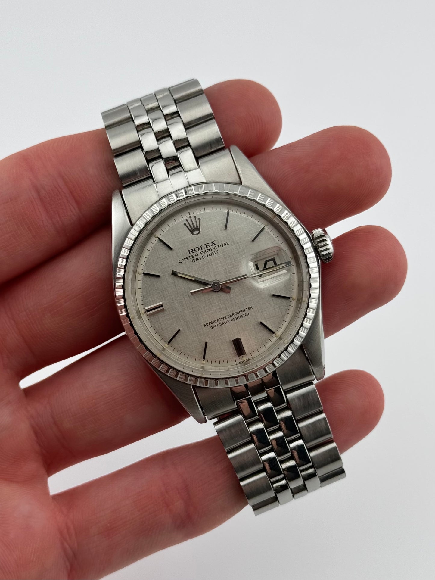 Rolex Datejust Oyster Perpetual - 1603 - Linen Dial