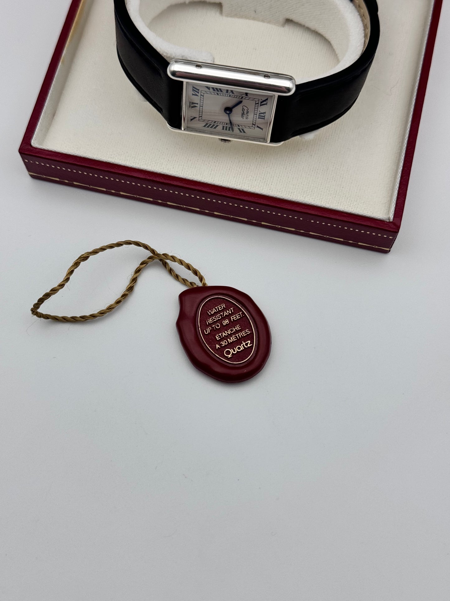 Cartier Tank Must Quartz - 1616 - Original Box, Hang Tag, Strap & Buckle