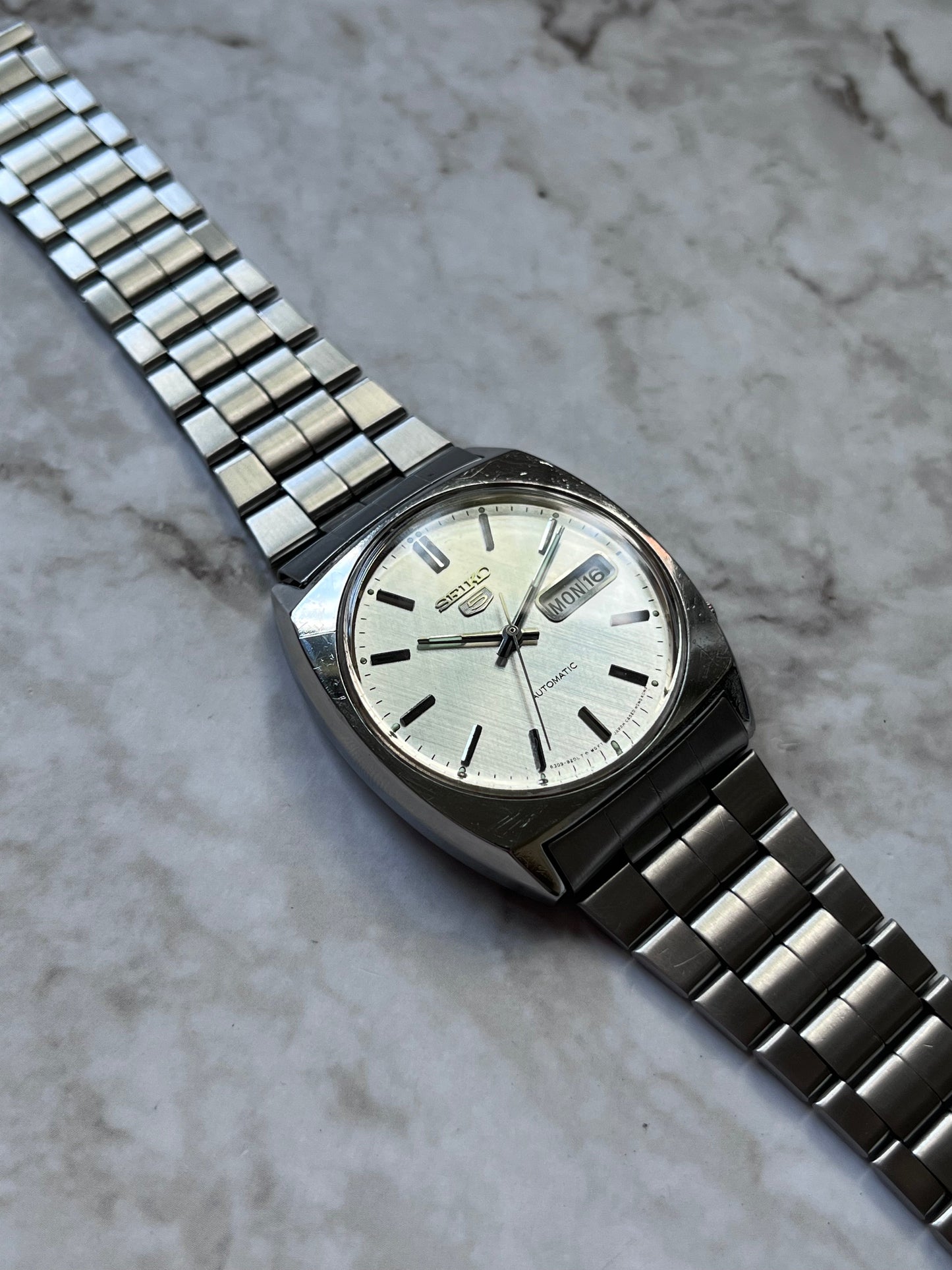 Seiko 5 Automatic Linen Dial 6309-8480