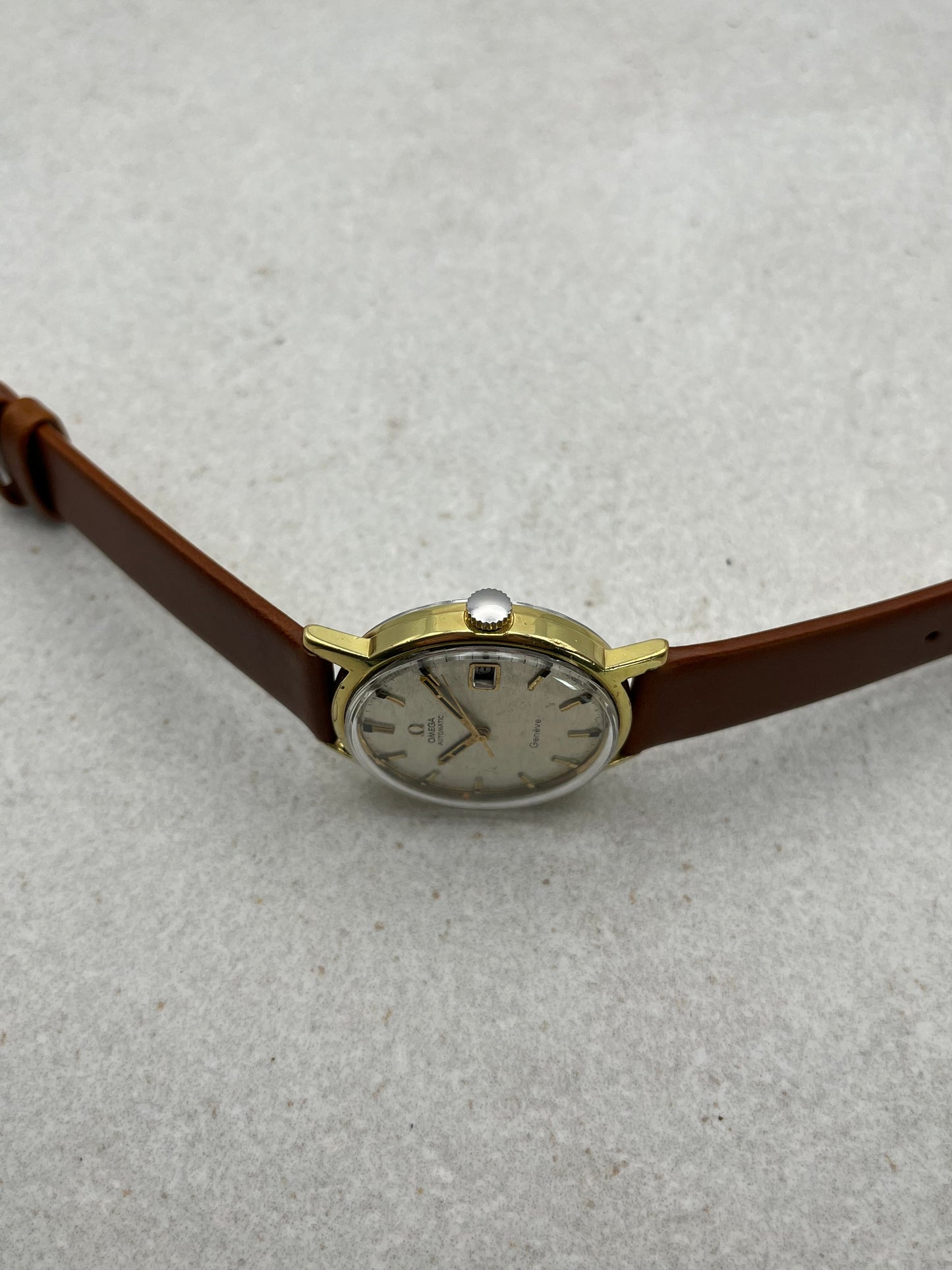 Omega Geneve Automatic Shantung Dial 166.070