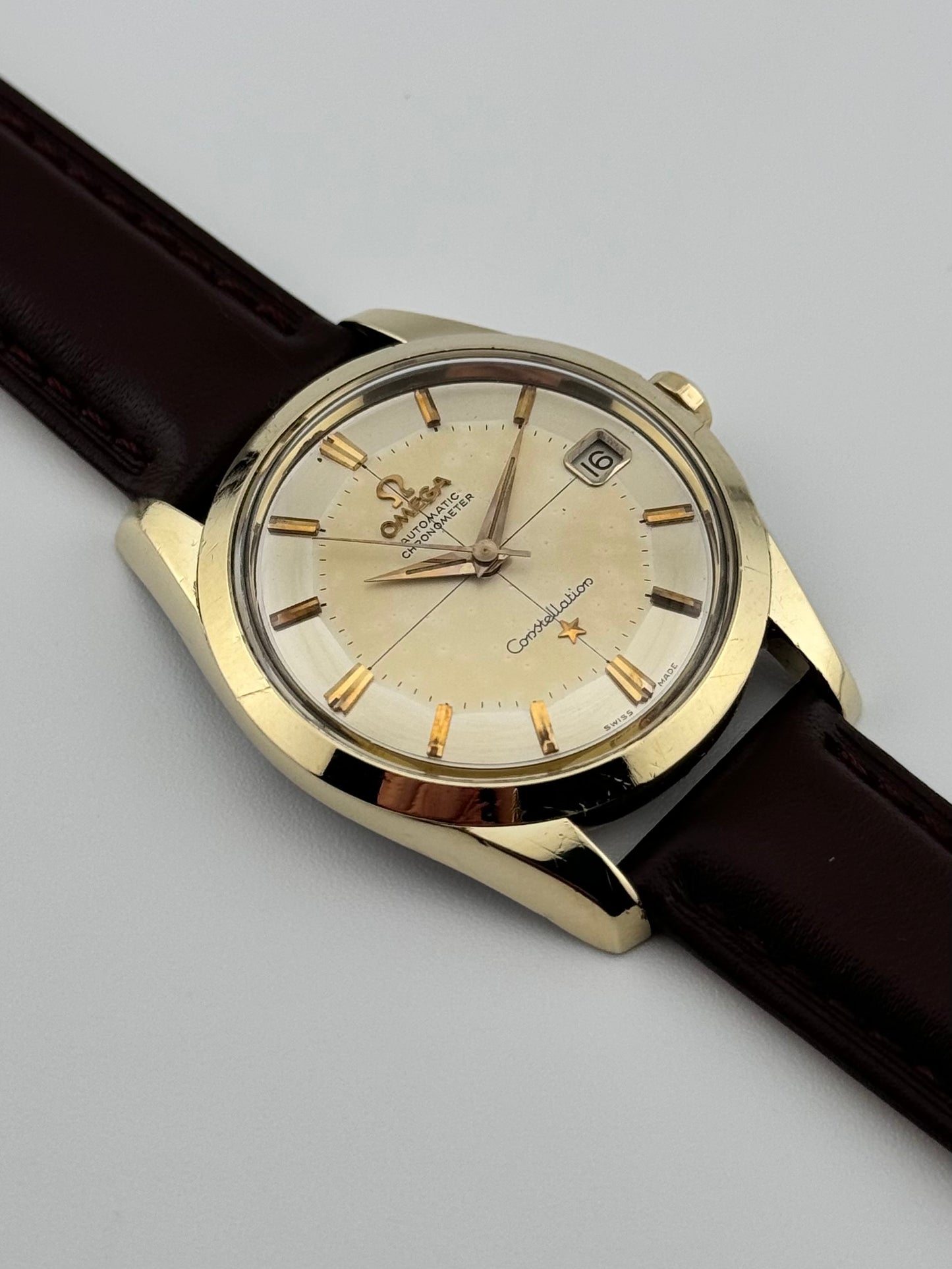 Omega Constellation Automatic Pie-Pan Crosshair