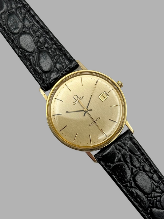 Omega Quartz 9ct Solid Gold Calibre 1430