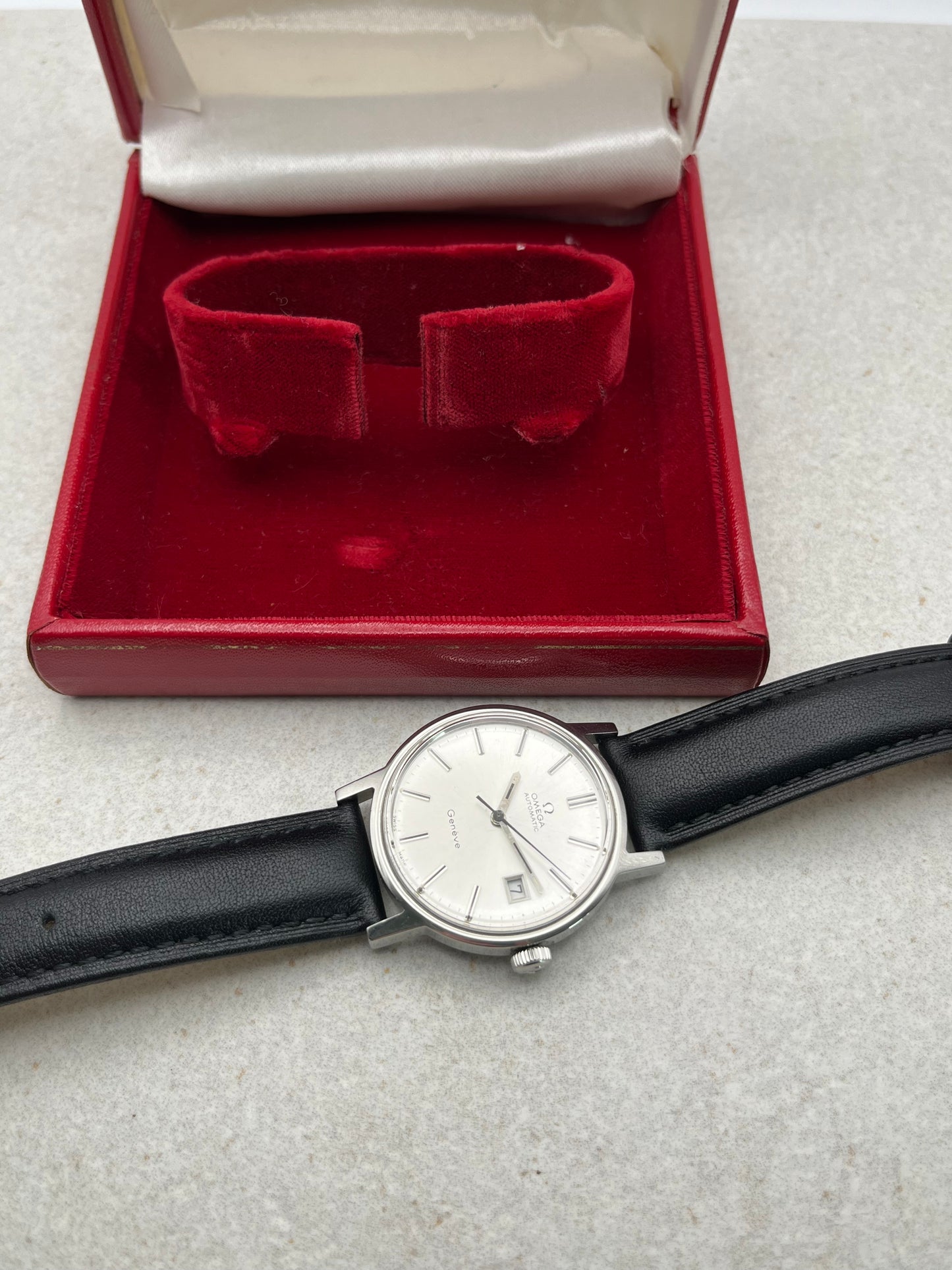 Omega Geneve Automatic Date 166.0098 Original Box