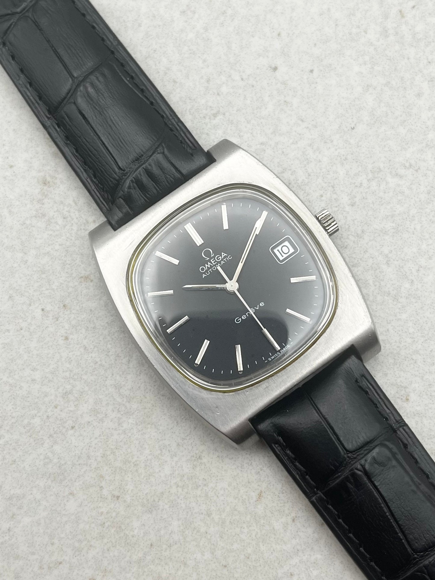 Omega Geneve Automatic Date TV Dial 166.0190