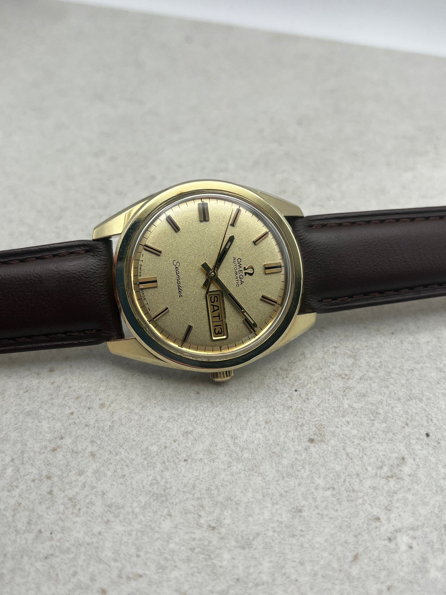 Omega Seamaster Automatic Day-Date Jumbo Pie Pan 166.032