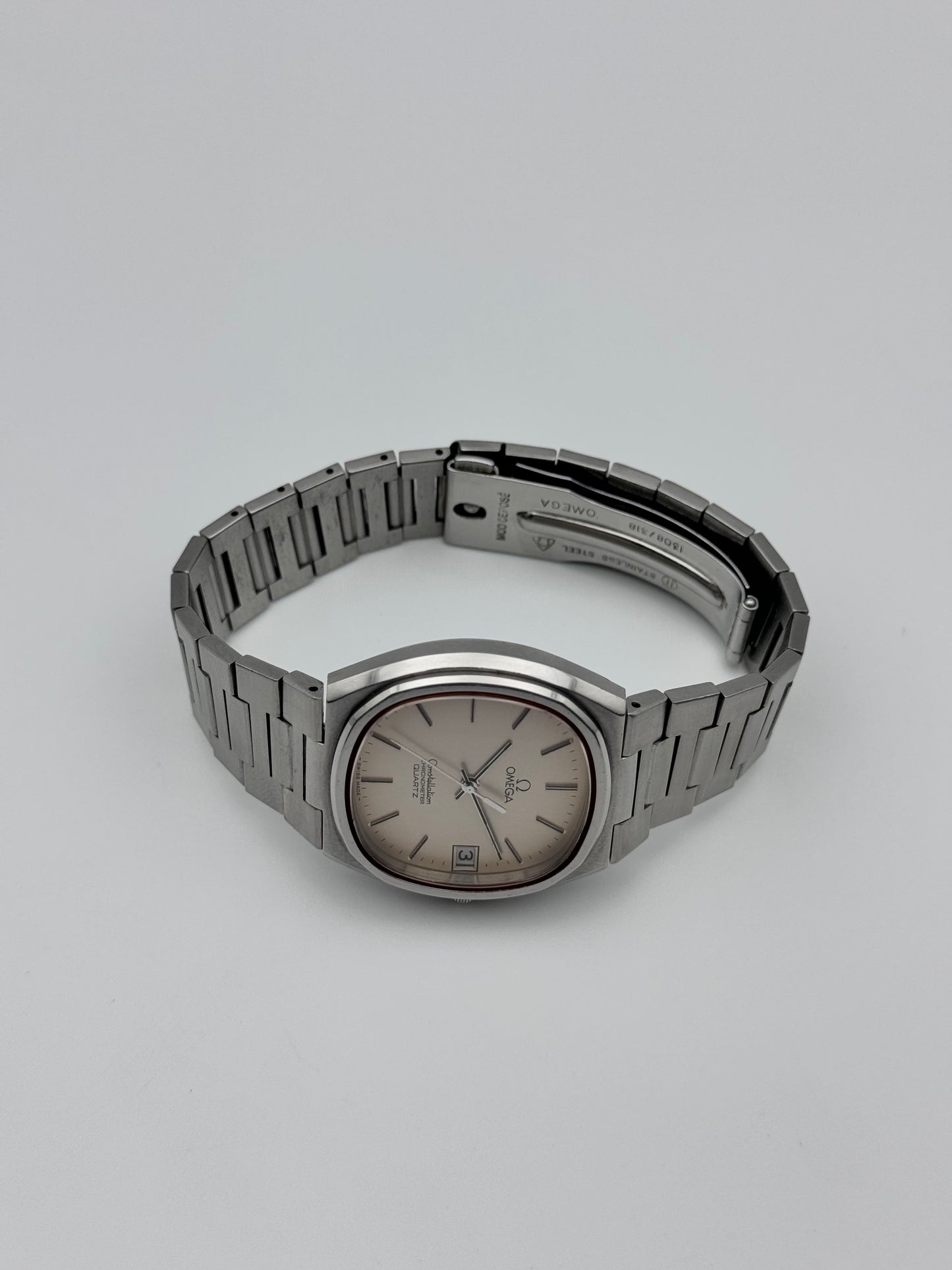 Omega Constellation Chronometer Quartz Date 198.0124 - Original Bracelet